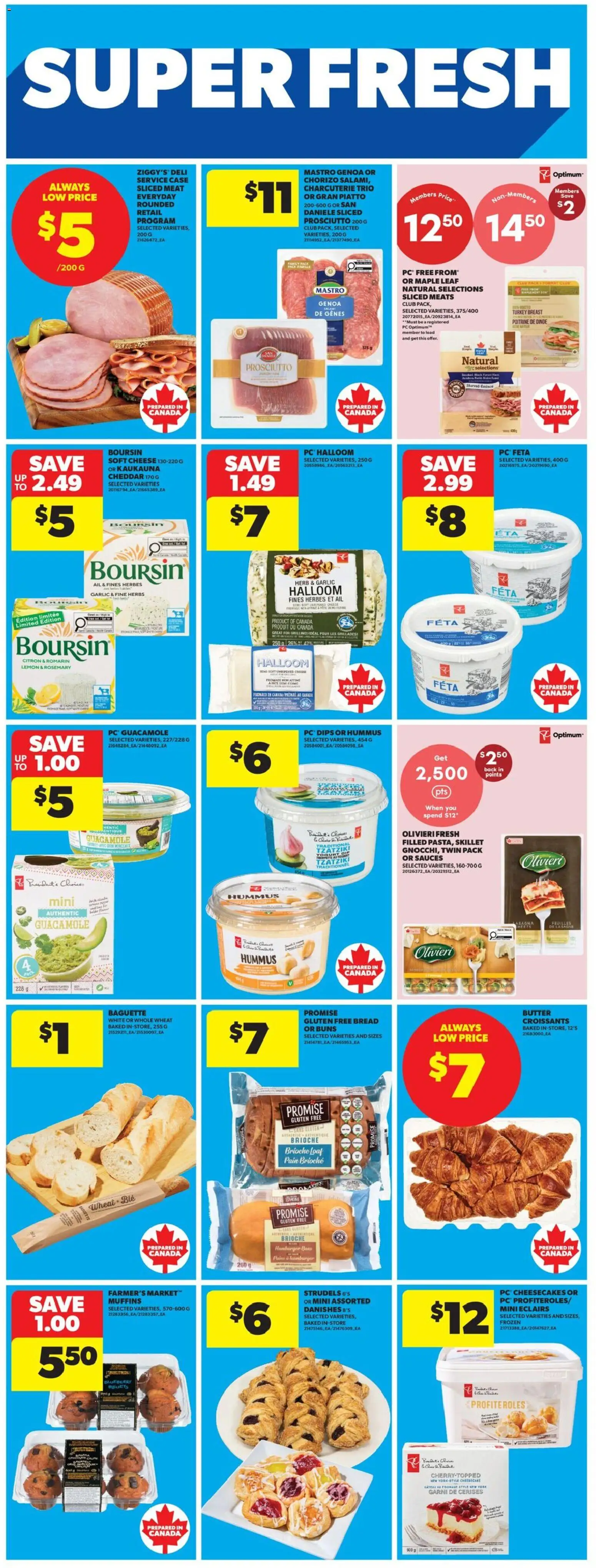 Real Canadian Superstore flyer valid from Aug 20, 2026 | Page: 15 | Products: Profiteroles, Herbs, Hamburger, Cheese