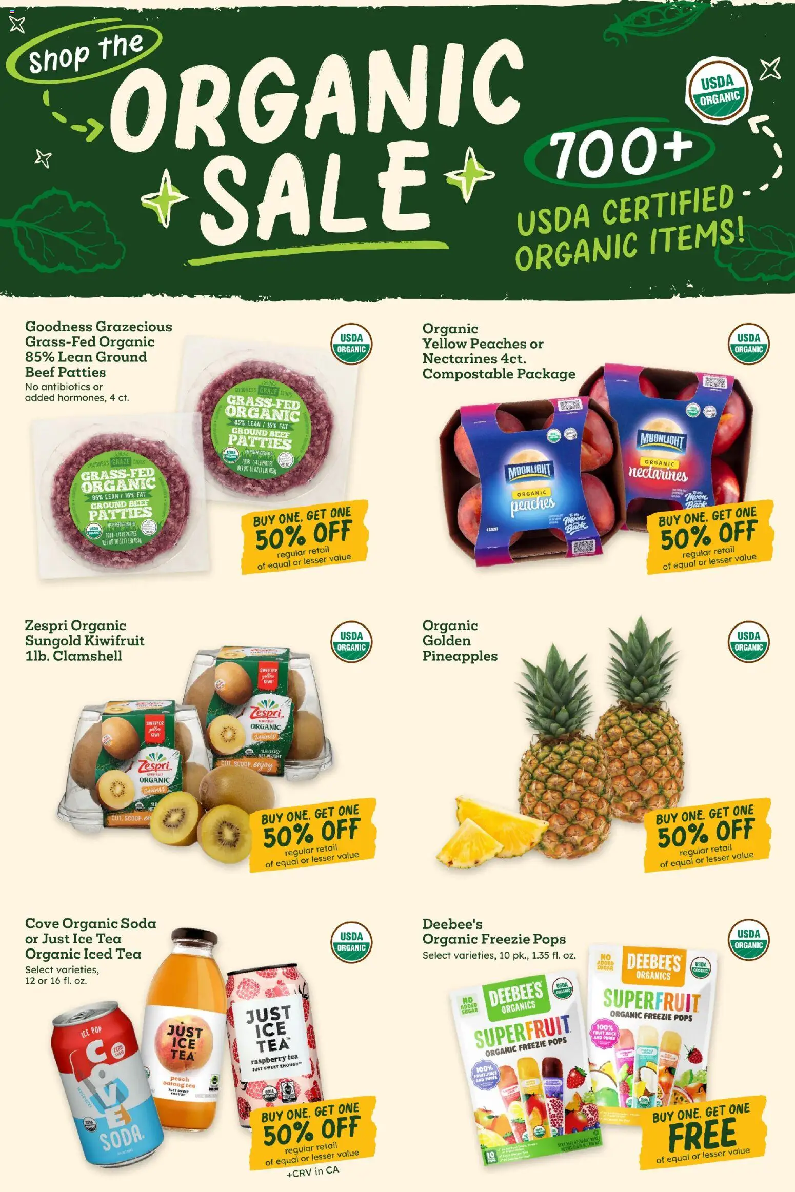 Sprouts Weekly Ad - valid from 07/01/2026 | Page: 6 | Products: Juice, Tea, Beef, Weight