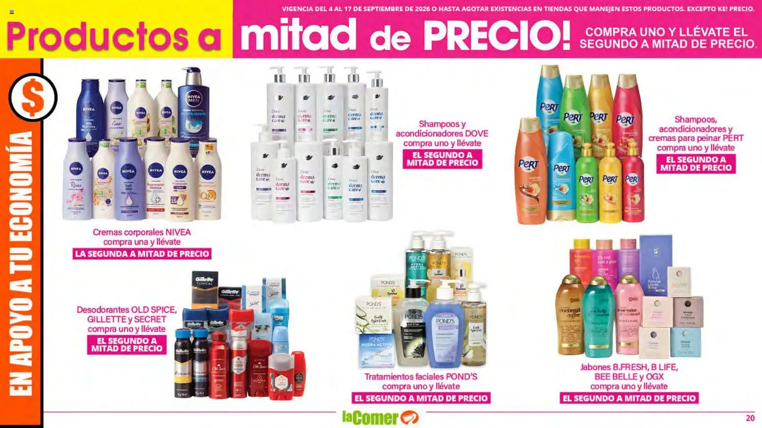 Nuevas ofertas de La Comer válidas en toda la República Mexicana desde el 04/09/2026. ¡Encuentra las mejores ofertas en La Comer folleto! | Página: 20