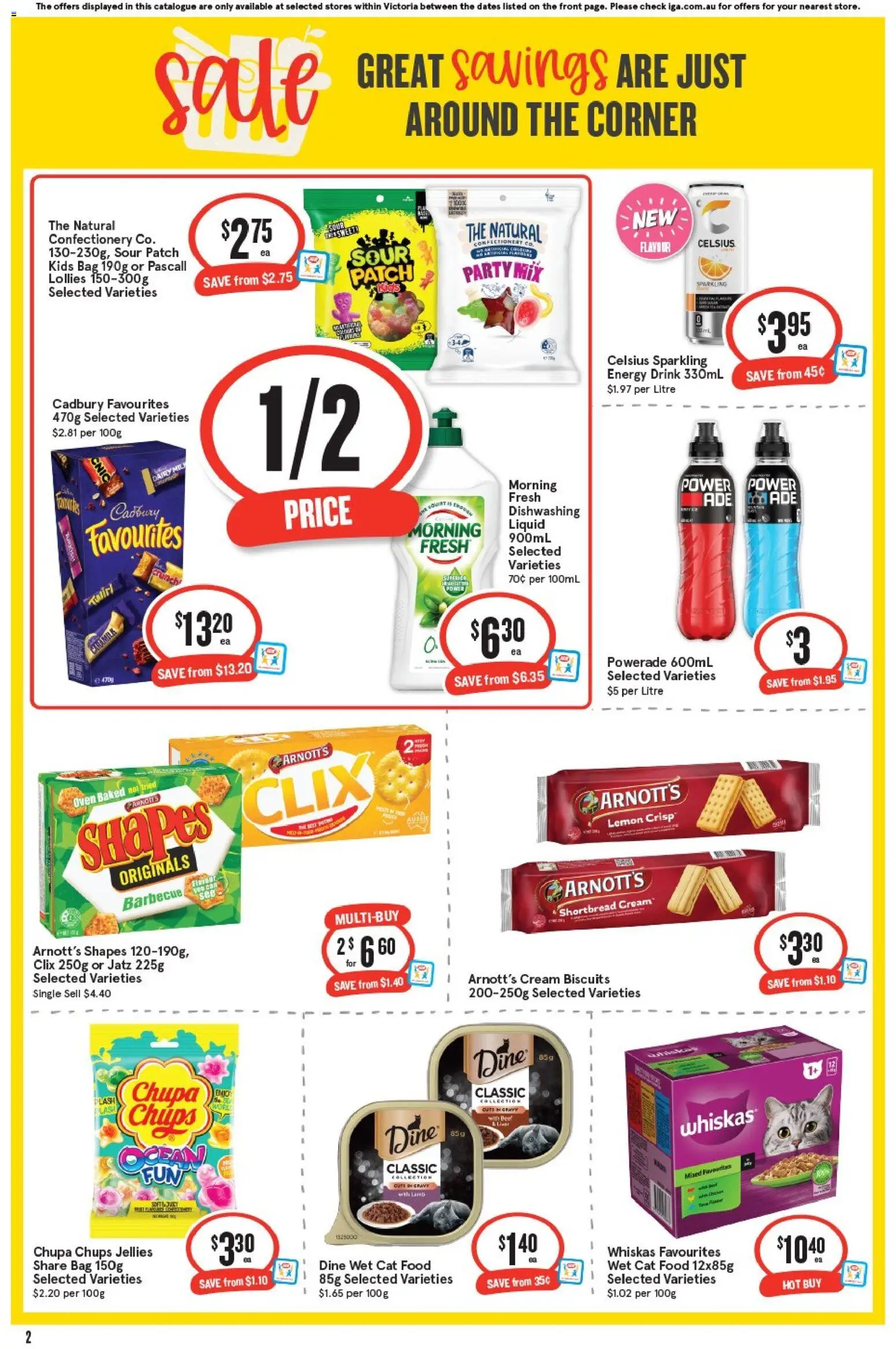 IGA catalogue - valid from 12/08/2026 | Page: 3 | Products: Confectionery, Biscuits, Lemon, Bag