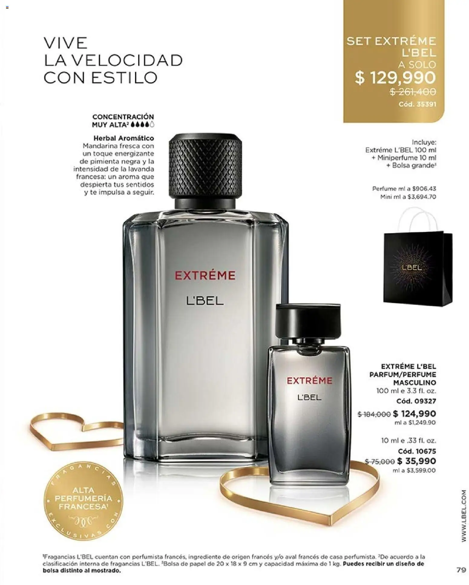 L'Bel revista - valida desde el 28/08/2026 | Página: 79 | Productos: Pimienta, Té, Bolsa, Perfume