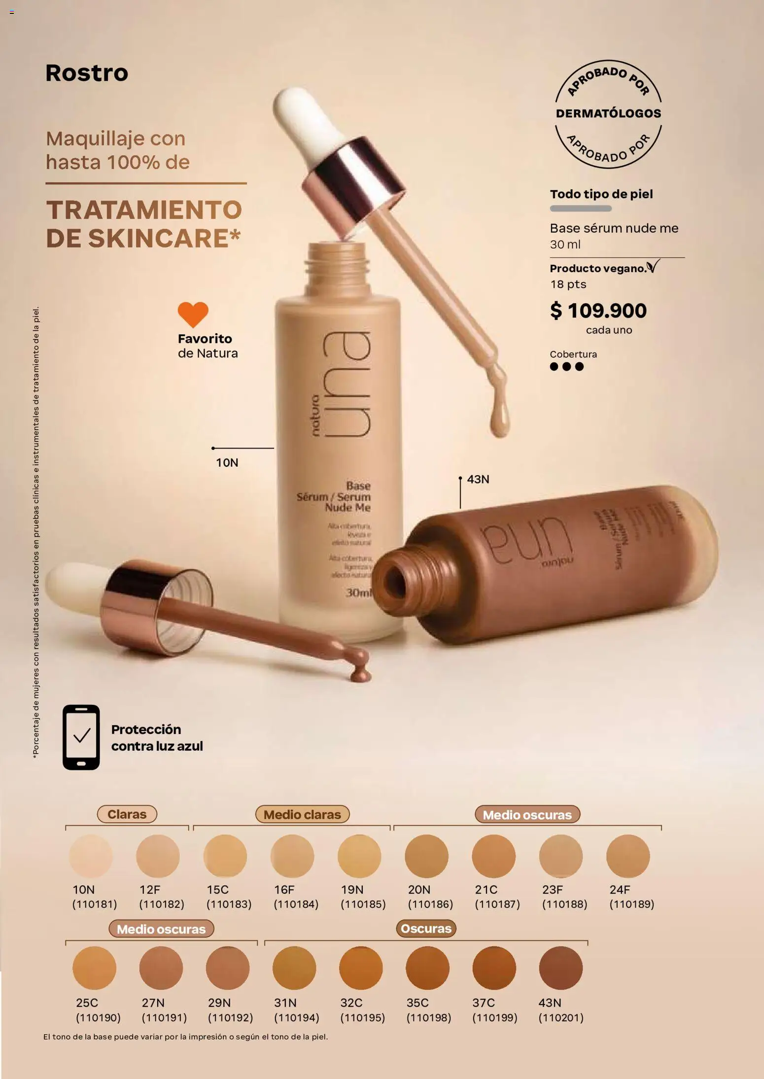 Natura revista - valida desde el 02/09/2026 | Página: 62 | Productos: Serum, Maquillaje