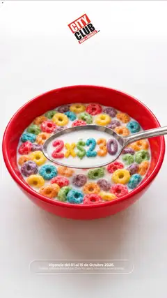 Vista previa de City Club catálogo Cereales, nuevo folleto de la tienda, válido en México a partir del 01/10/2026