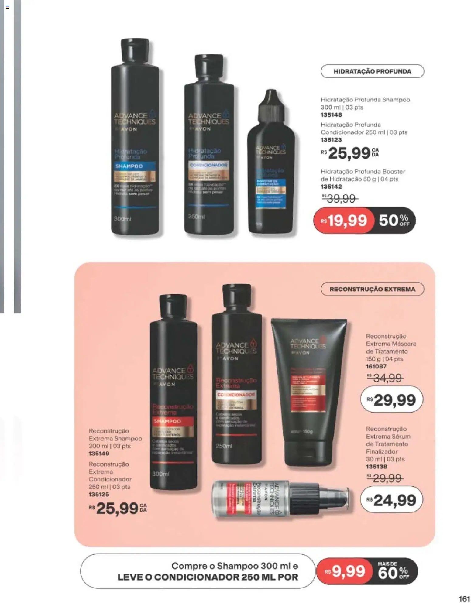 Avon Folheto - válido de 29/06/2026 | Página: 161 | Produtos: Shampoo, Condicionador, Sérum