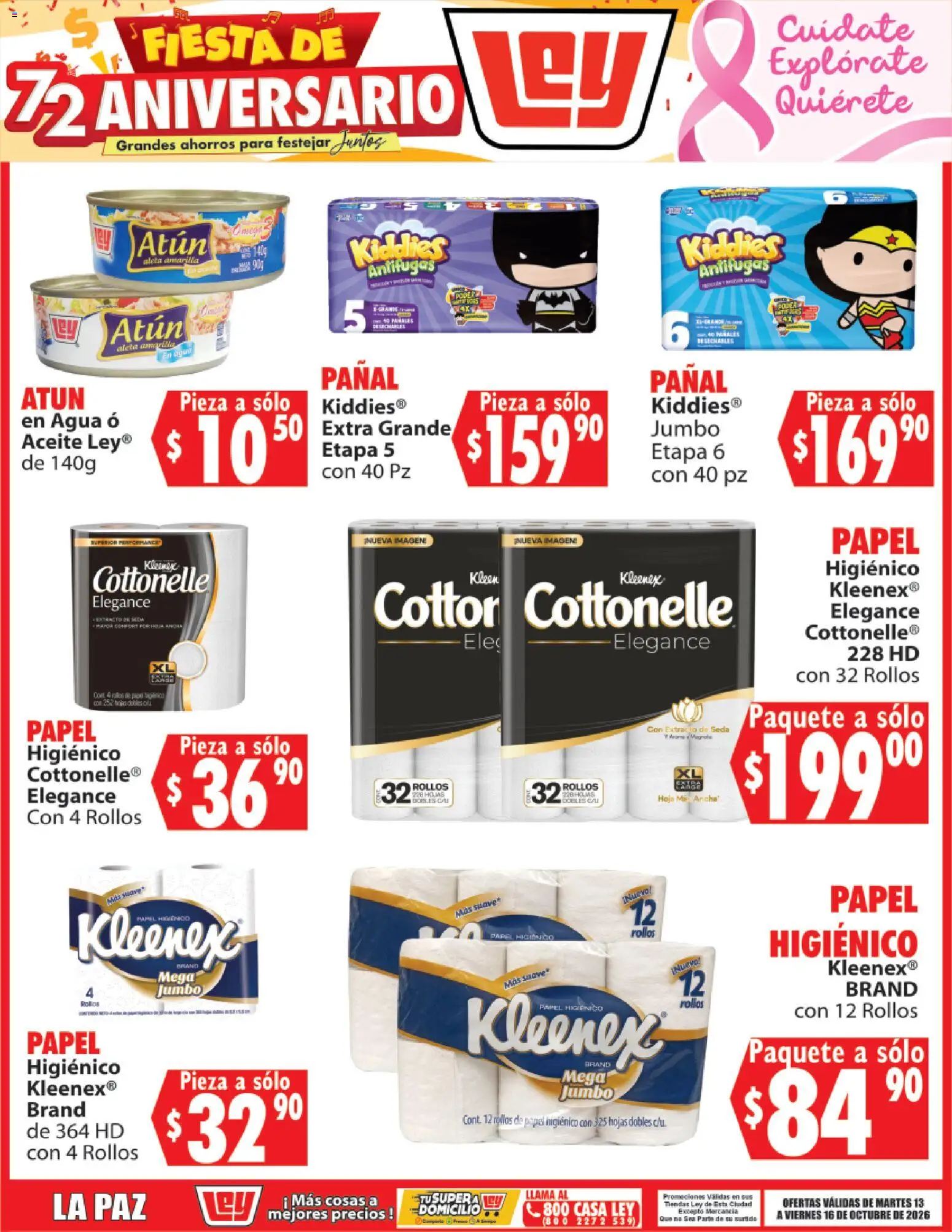 Nuevas ofertas de Casa Ley válidas en toda la República Mexicana desde el 13/10/2026. ¡Encuentra las mejores ofertas en Casa Ley folleto Autoservicio La Paz! | Página: 3