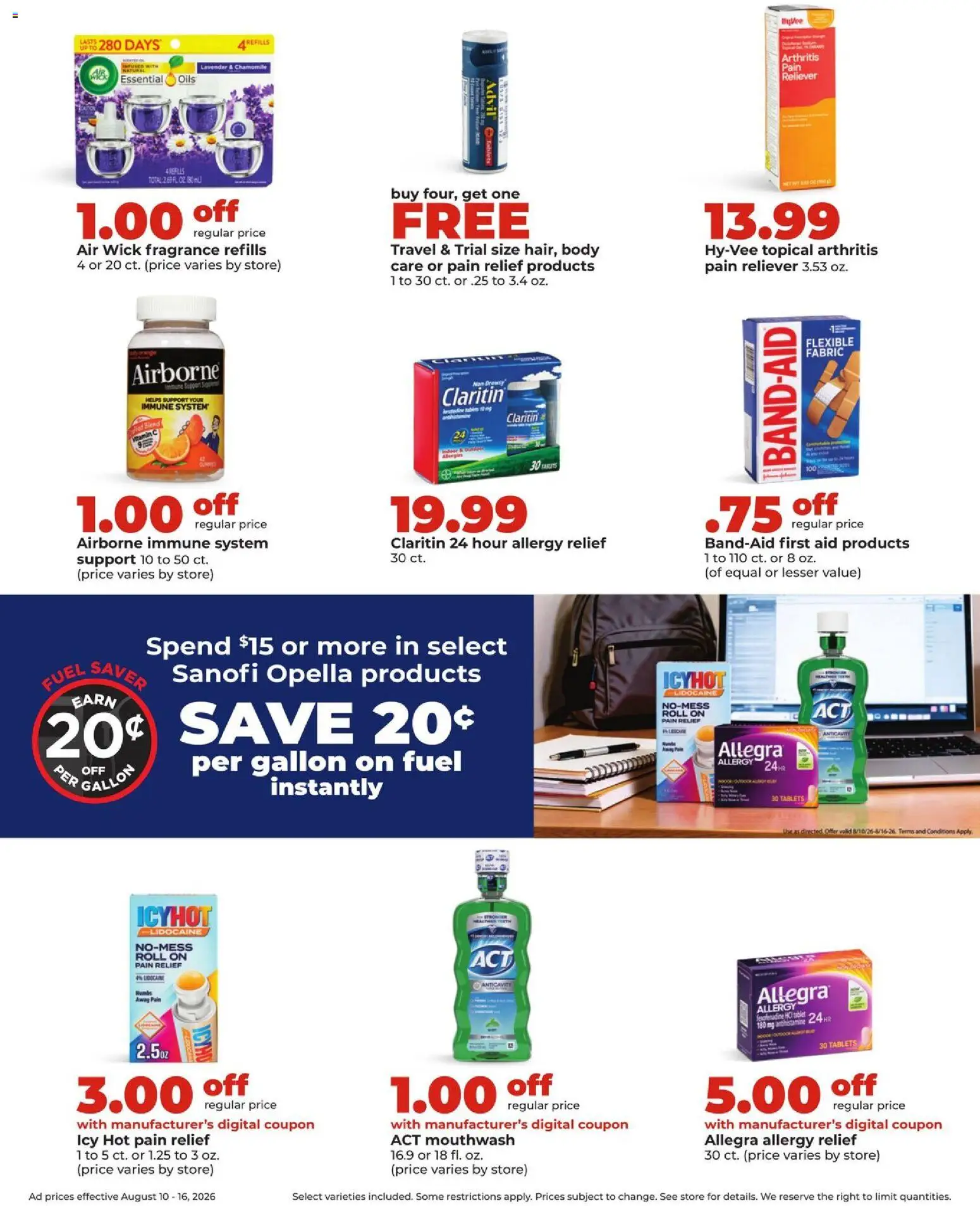 HyVee Weekly Ad - valid from 08/10/2026 | Page: 34 | Products: Fragrance, Mouthwash