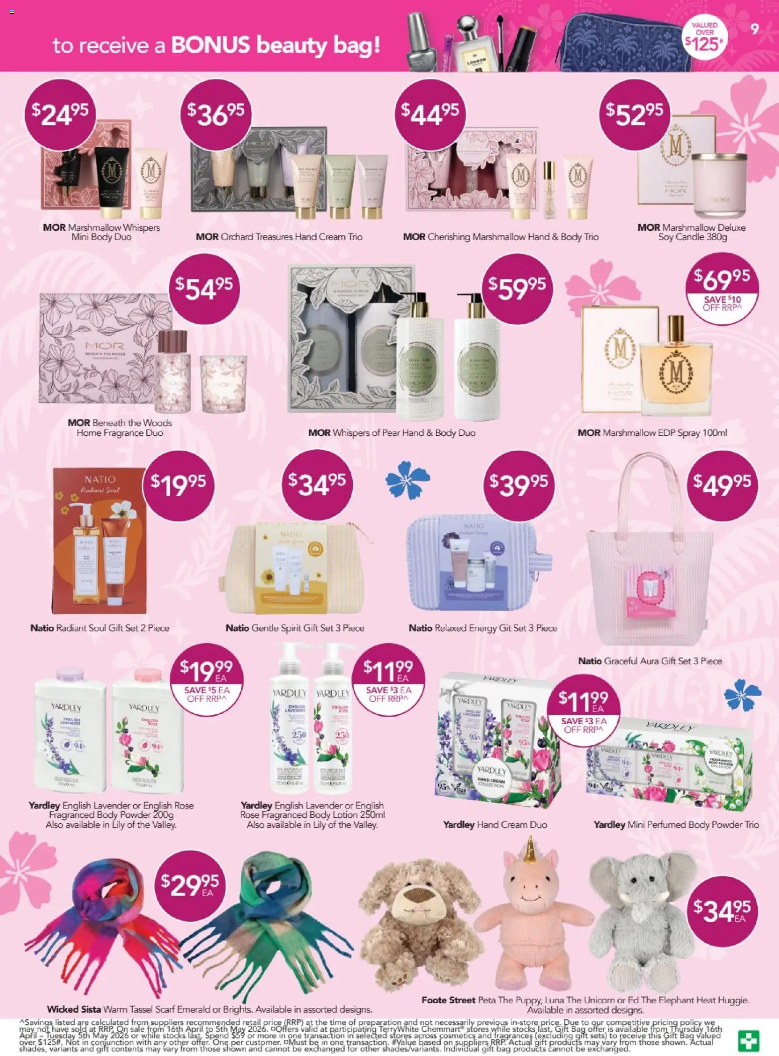 Terry White catalogue - valid from 16.04.2026 | Page: 9 | Products: Emerald, Powder, Lotion, Bag