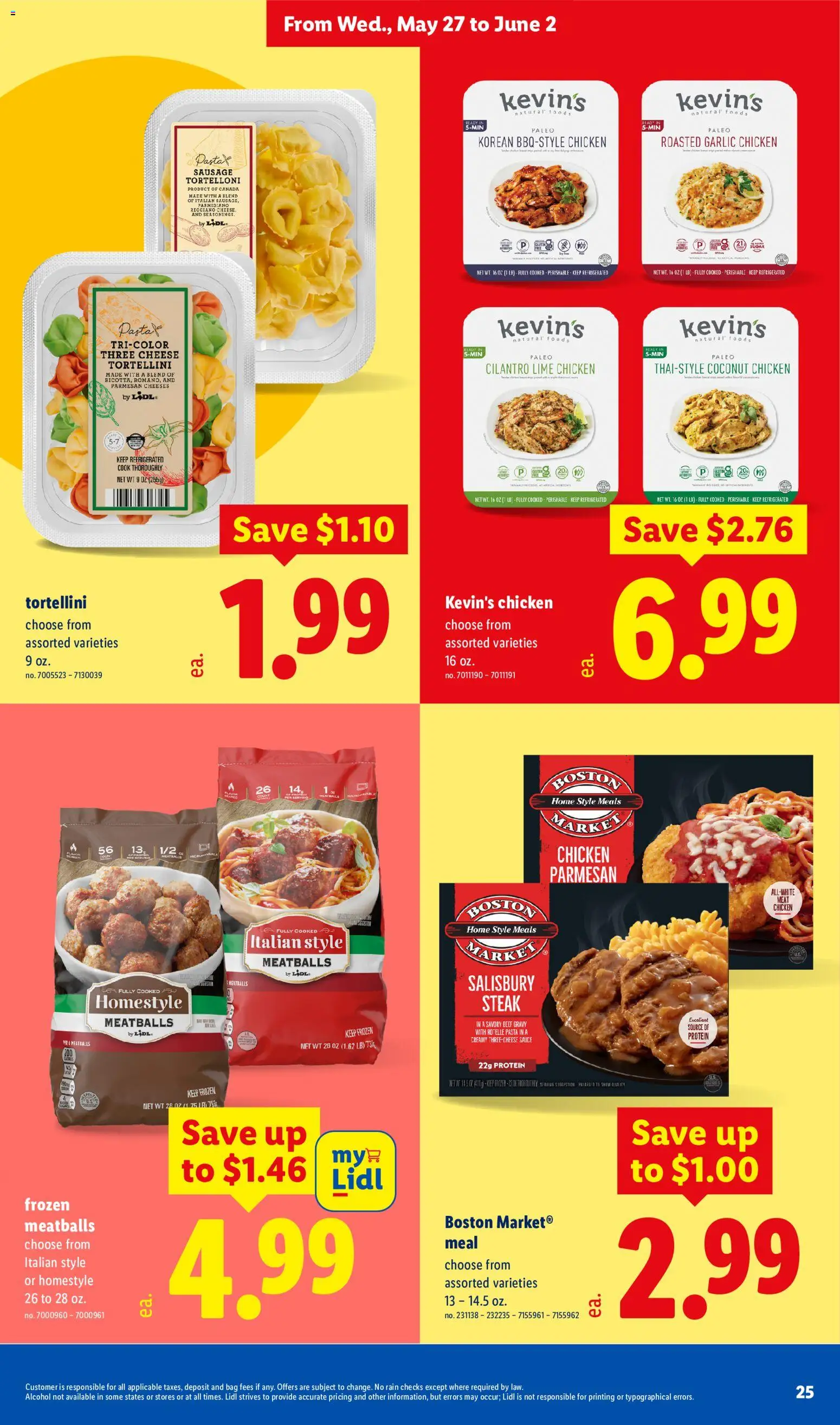 Lidl Weekly Ad - valid from 27.05.2026 | Page: 25 | Products: Beef, Sauce, Sausage, Bag