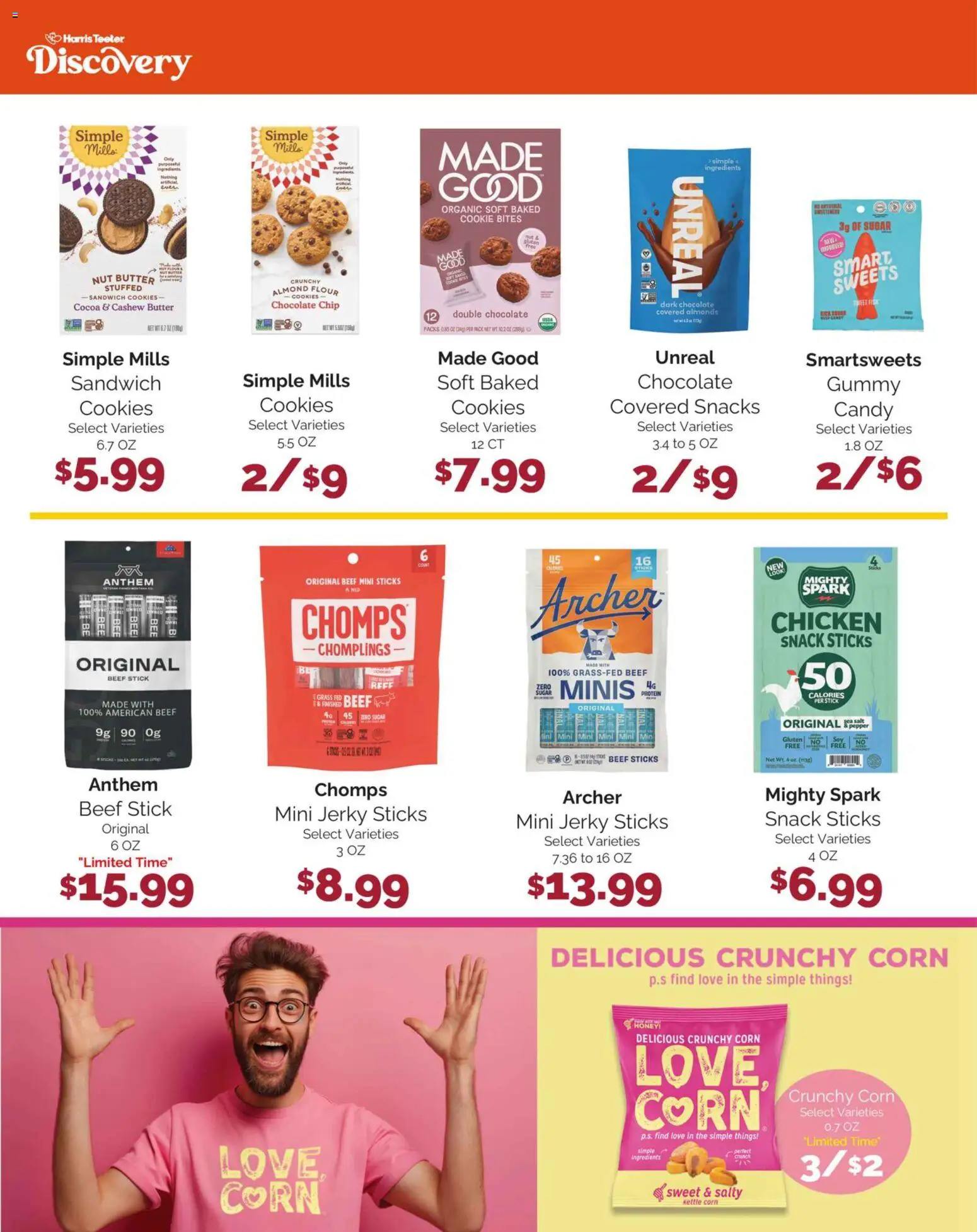 Harris Teeter Monthly Ad - valid from 20.05.2026 | Page: 10 | Products: Chocolate, Cookies, Salt, Kettle