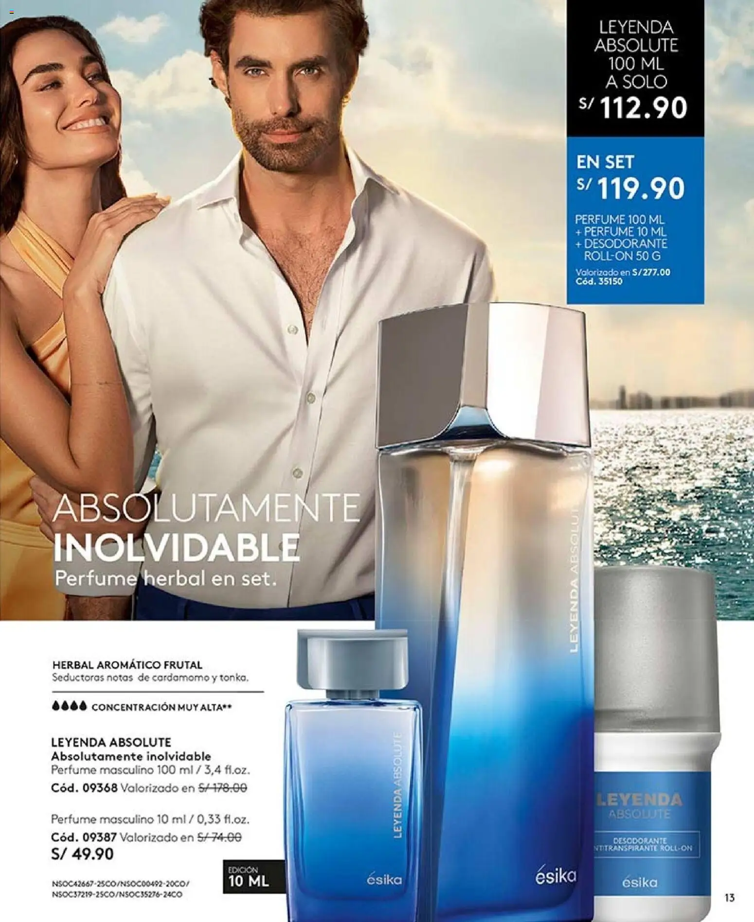 Catálogo Ésika válido desde 20/06/2026 | Página: 13 | Productos: Desodorante, Perfume