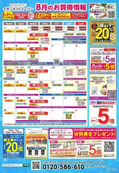 2026/08/01から有効なオファーを含む イオン - 8月のお買得情報