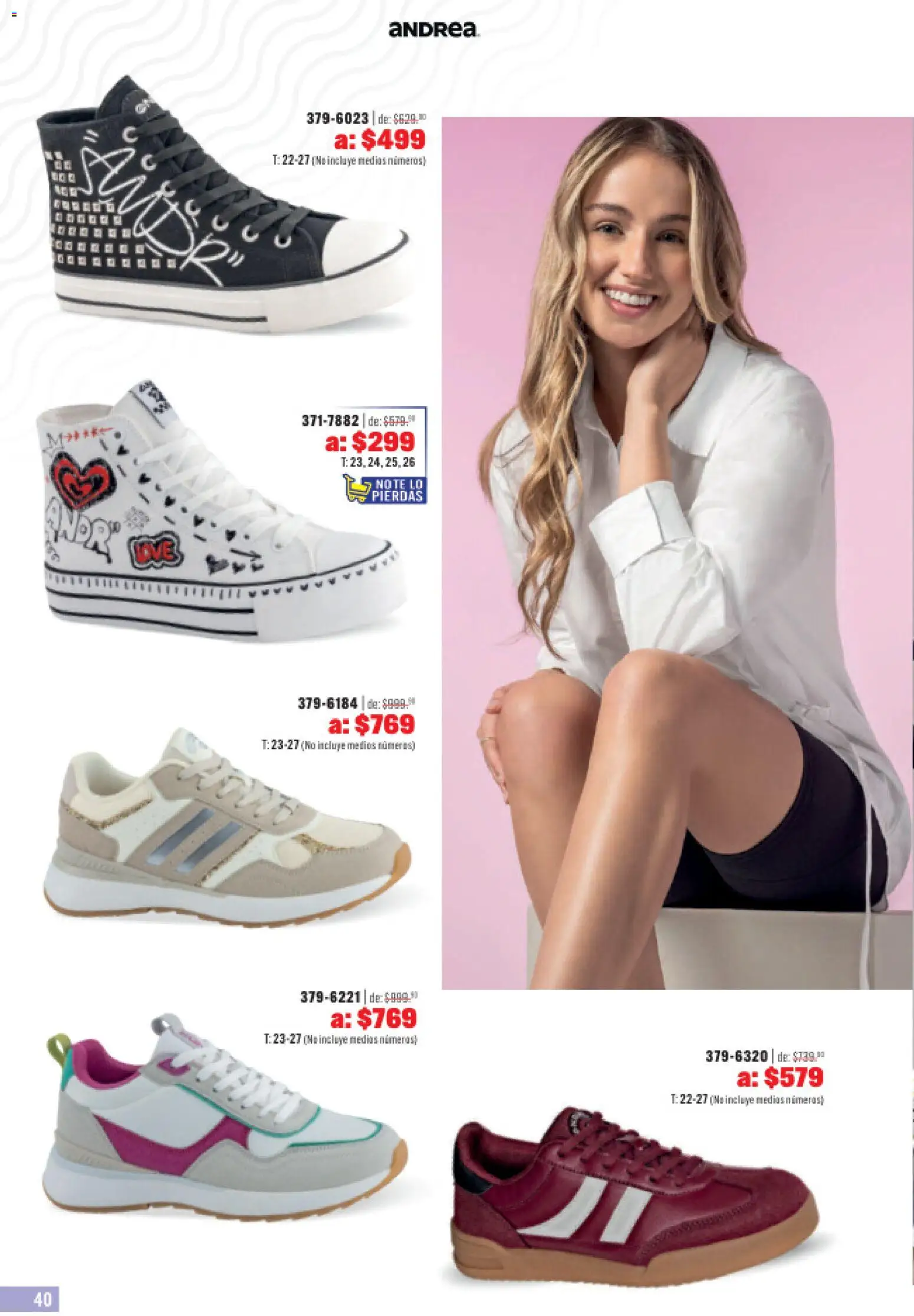 Nuevas ofertas de Andrea válidas en toda la República Mexicana desde el 31.05.2026. ¡Encuentra las mejores ofertas en Andrea catálogo Outlet! | Página: 40
