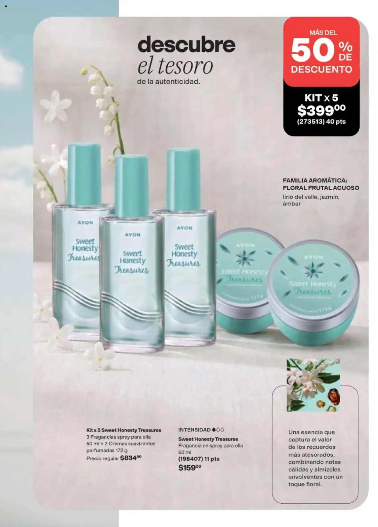 Nuevas ofertas de AVON válidas en toda la República Mexicana desde el 11/09/2026. ¡Encuentra las mejores ofertas en AVON campaña 14 2026! | Página: 99 | Productos: Fragancia