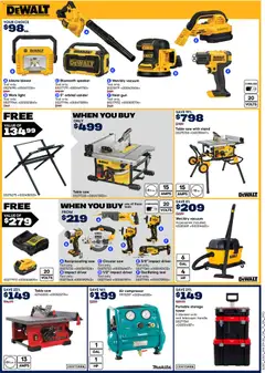 Preview of Rona weekly flyer from shop Rona valid from Aug 13, 2026 | Page: 18 | Products: Bluetooth speaker, Tools, Air compressor, Table