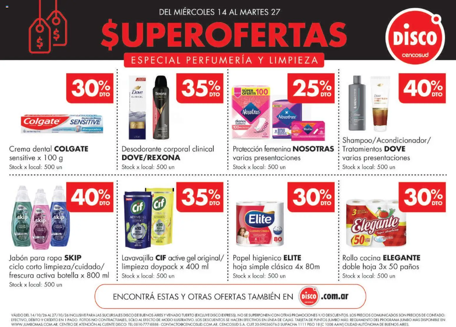 Disco -Especial Perfumería y Limpieza │ válido desde el 14/10/2026 | Página: 1