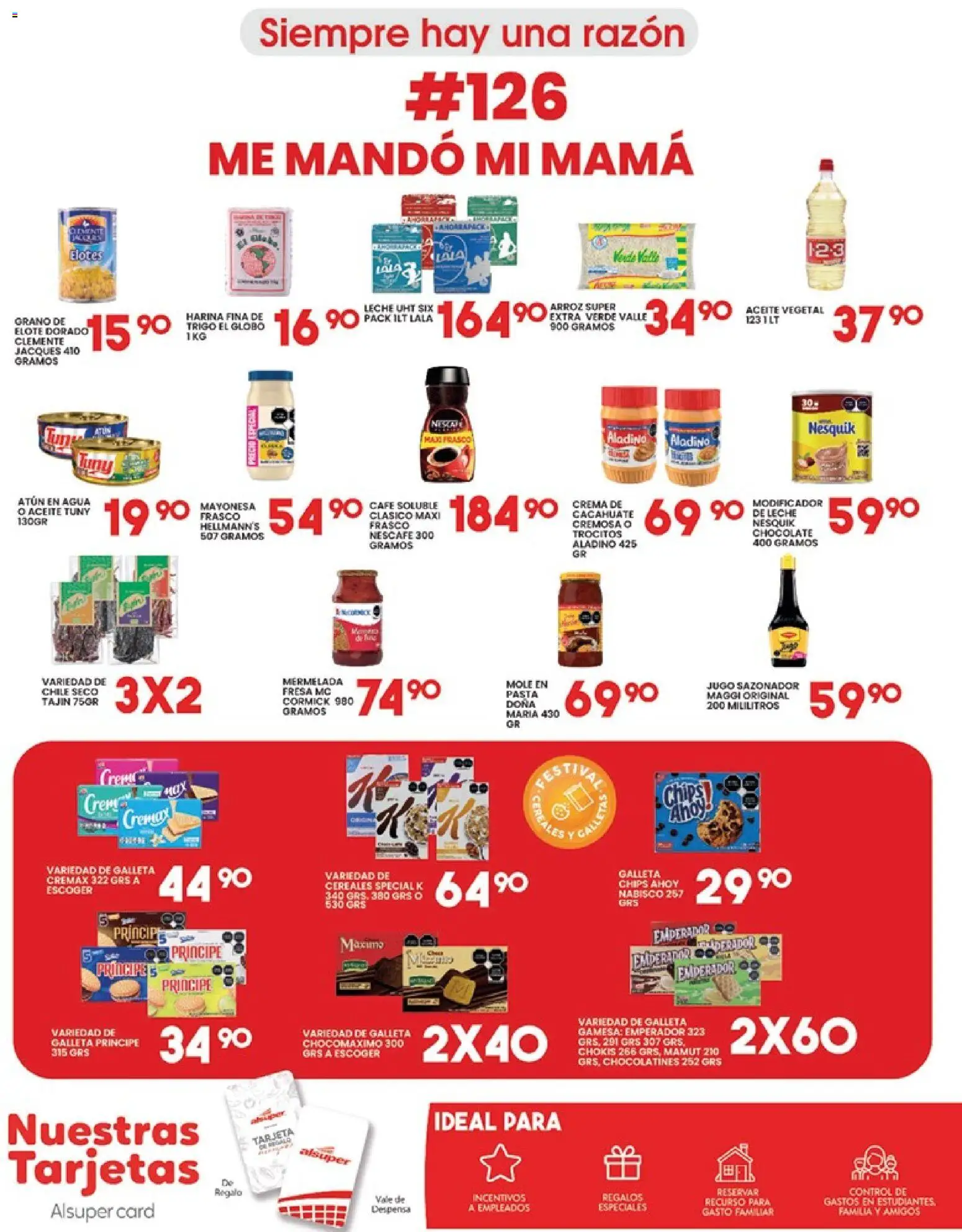 Nuevas ofertas de Alsuper válidas en toda la República Mexicana desde el 18/09/2026. ¡Encuentra las mejores ofertas en Alsuper katalog! | Página: 6 | Productos: Café, Chocolate, Arroz, Mermelada