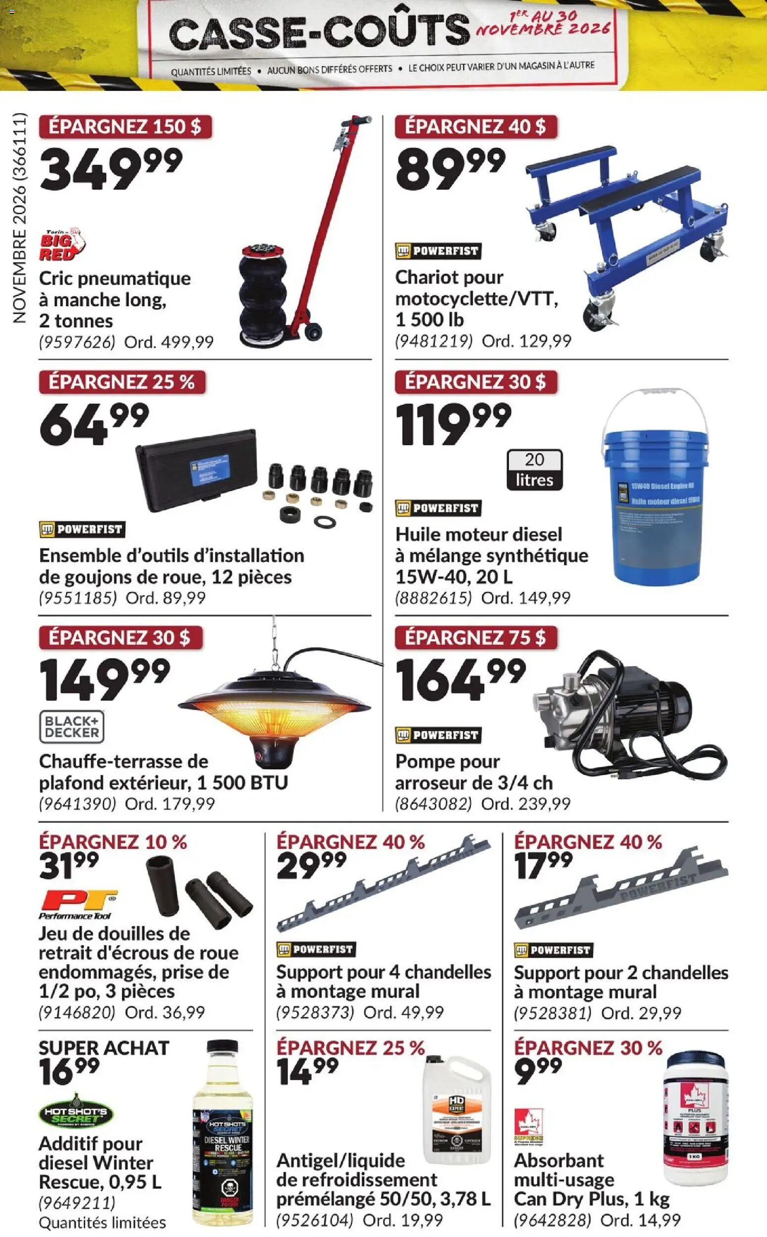 Princess Auto flyer valid from Nov 1, 2026 | Page: 5