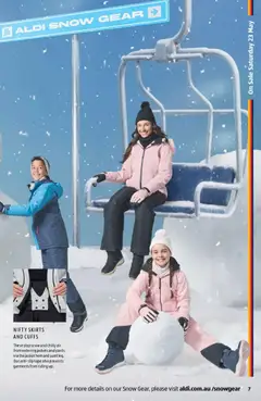 Preview of Aldi Snow Gear - valid from 12.05.2026 | Page: 7 | Products: Skirts, Jacket, Pants