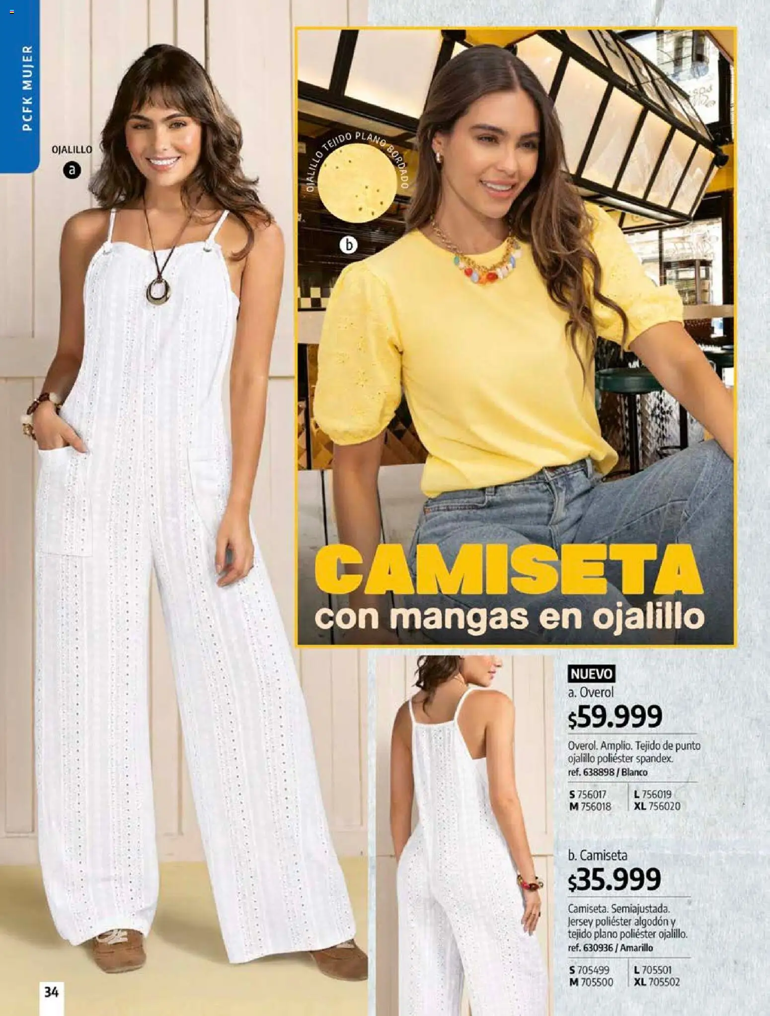 Pacifika revista - valida desde el 18/09/2026 | Página: 34 | Productos: Algodón, Camiseta, Overol
