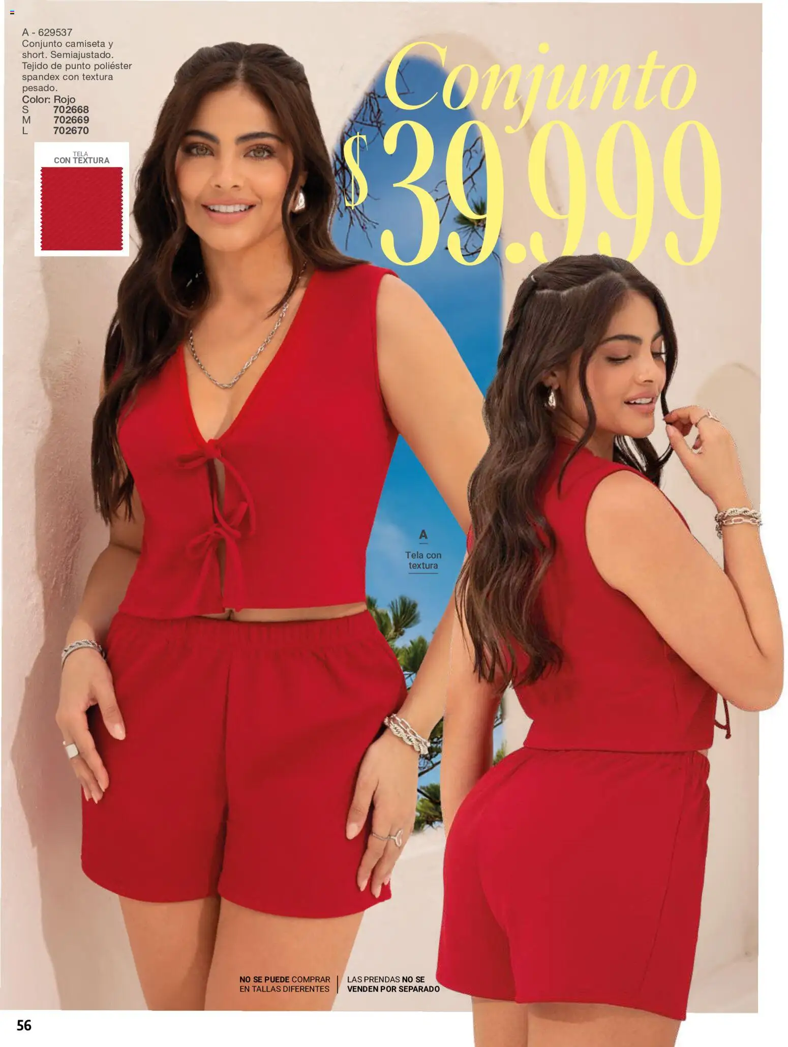 Carmel revista - valida desde el 01/07/2026 | Página: 56 | Productos: Camiseta, Conjunto