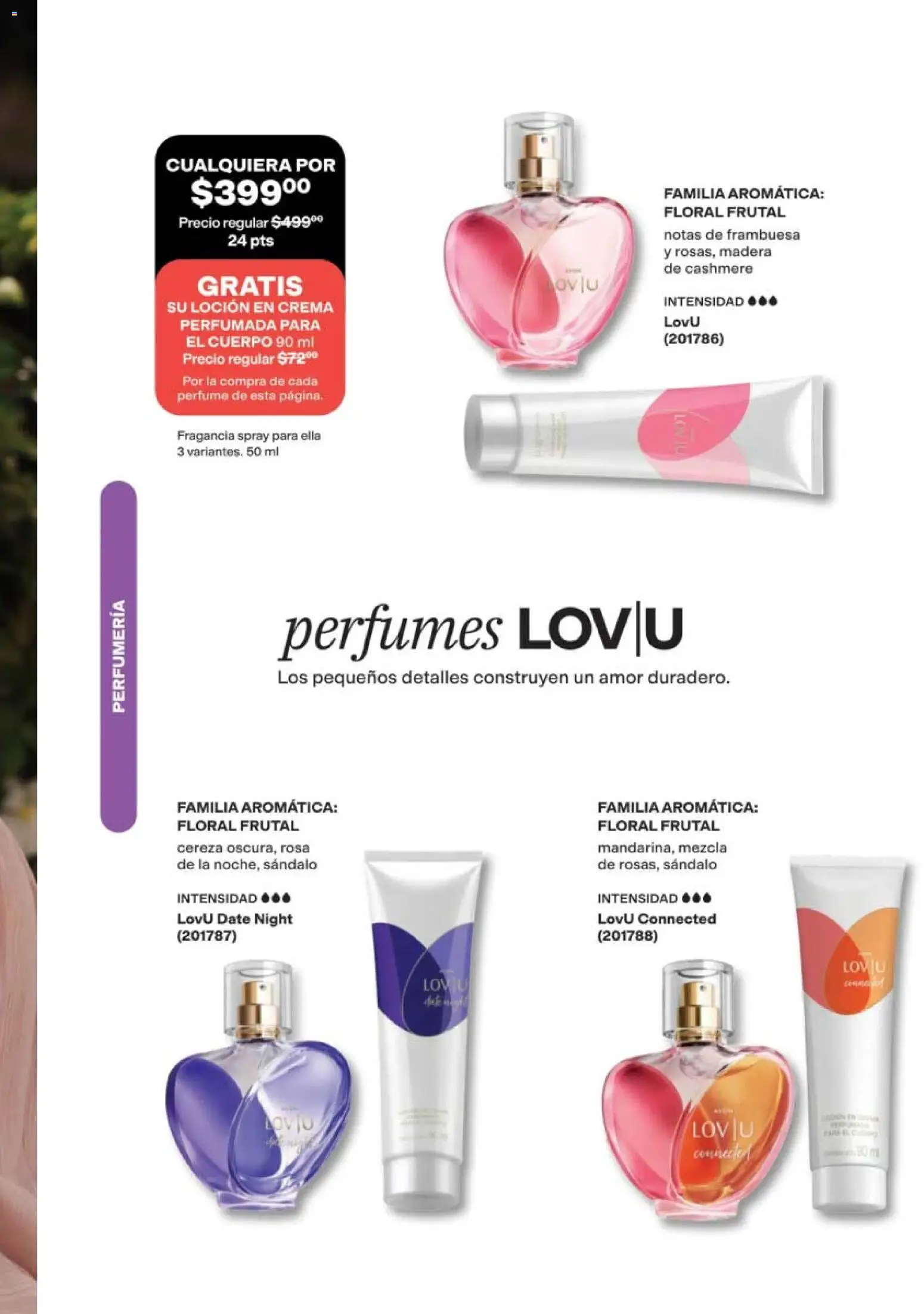 Nuevas ofertas de AVON válidas en toda la República Mexicana desde el 10/07/2026. ¡Encuentra las mejores ofertas en AVON campaña 11 2026! | Página: 89 | Productos: Crema, Loción, Perfume, Fragancia