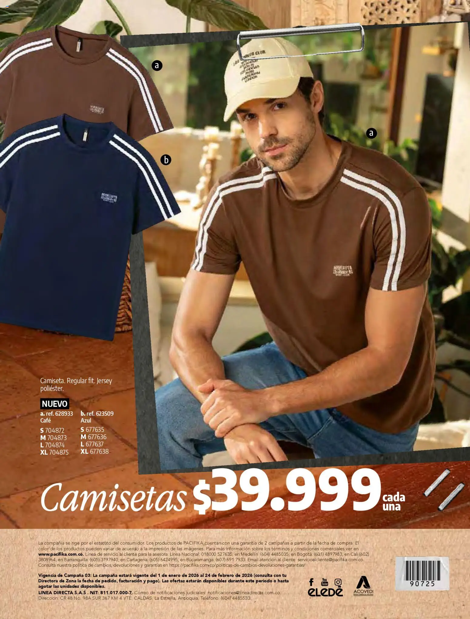Pacifika revista - valida desde el 01.03.2026 | Página: 222 | Productos: Teléfono, Sobre, Café