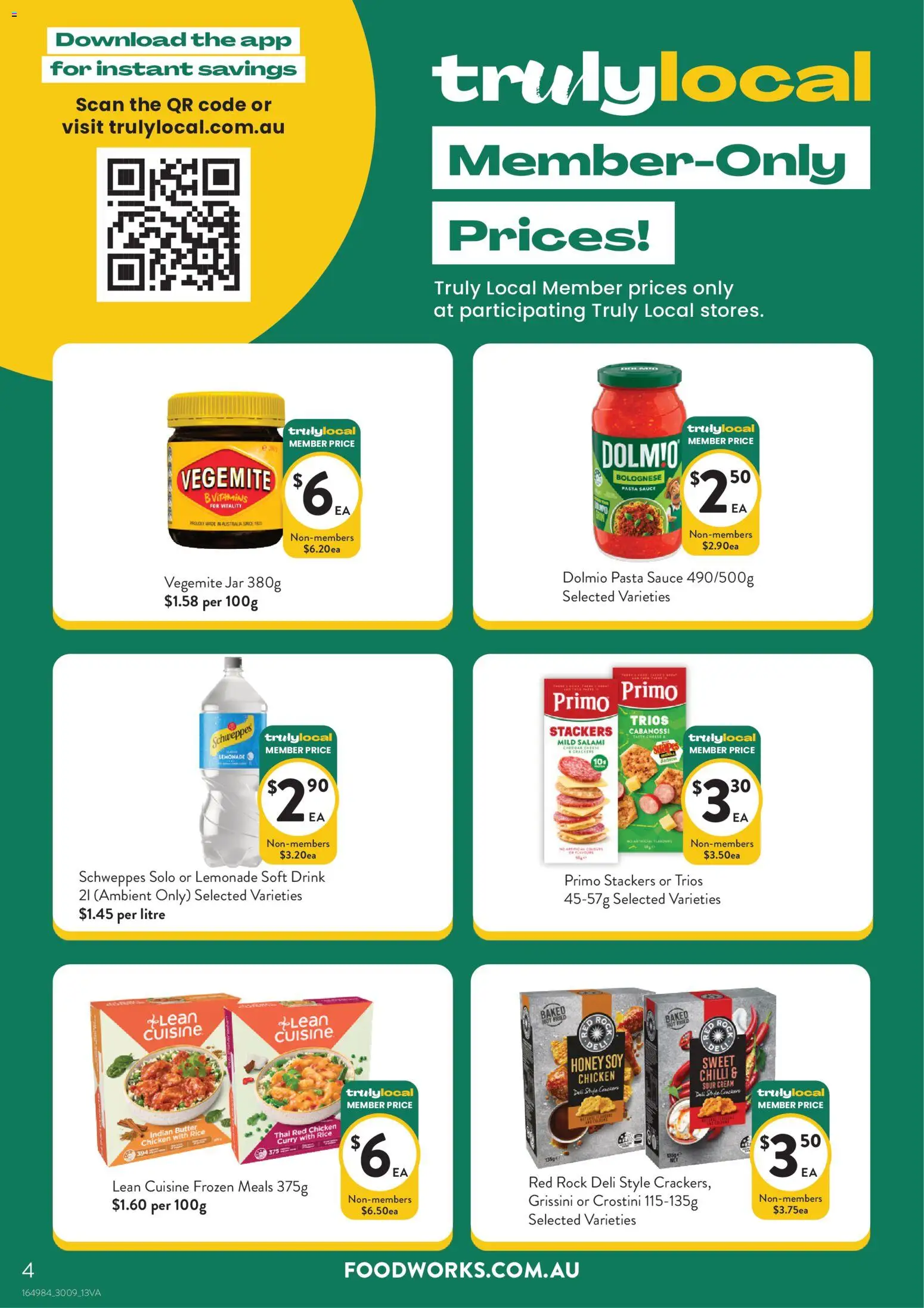 Foodworks catalogue - valid from 30/09/2026 | Page: 4 | Products: Honey, Pasta, Cream, Lemonade