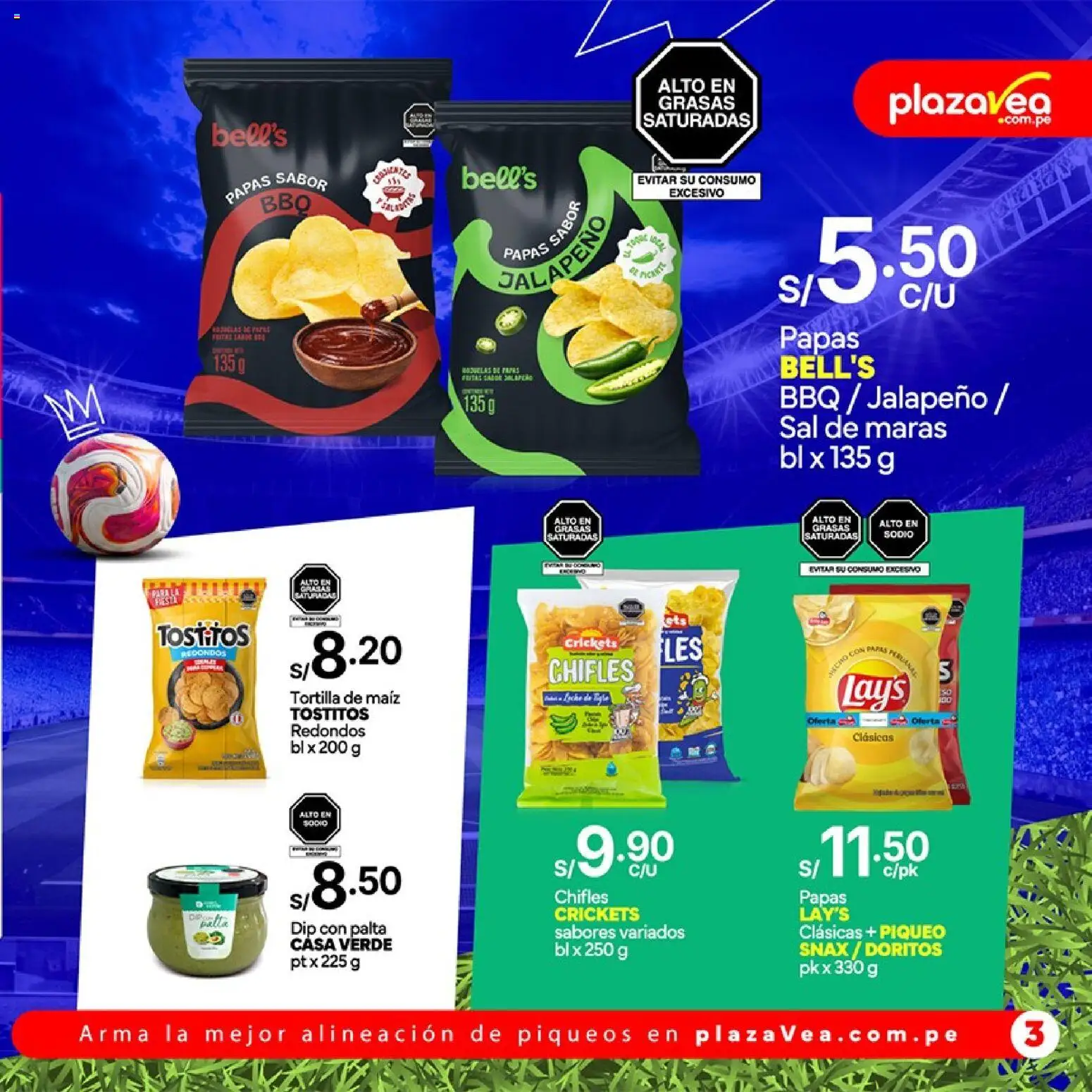 Catálogo Plaza Vea válido desde 13/07/2026 | Página: 3 | Productos: Papas