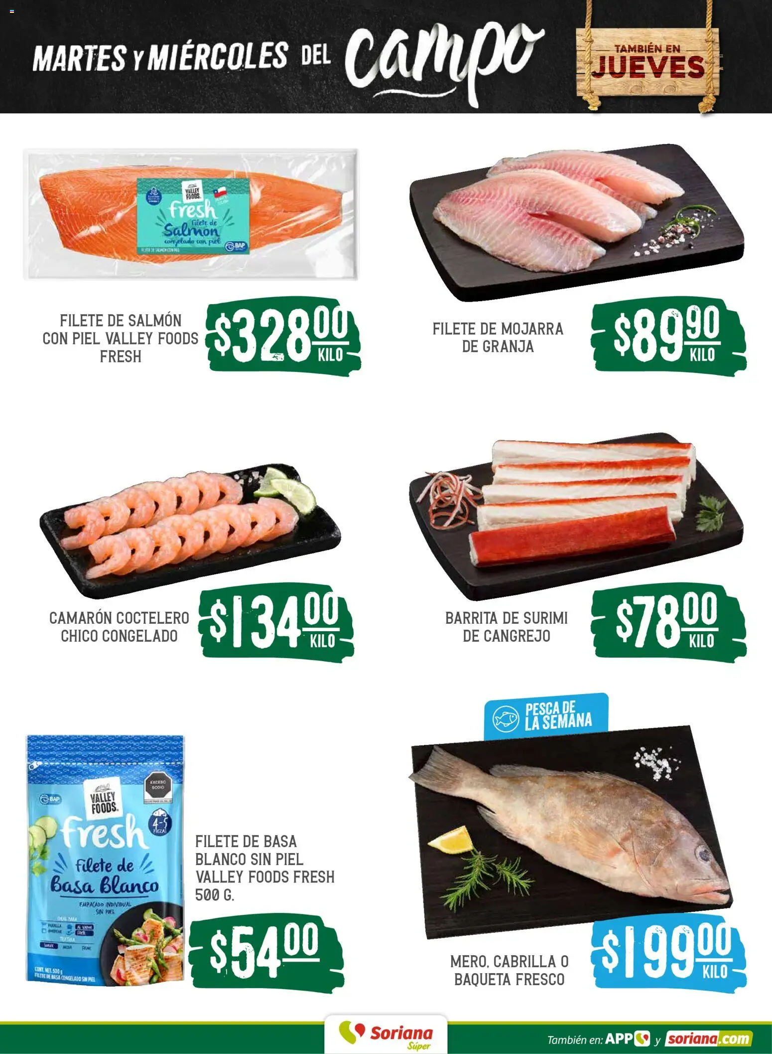 Nuevas ofertas de Soriana válidas en toda la República Mexicana desde el 12.05.2026. ¡Encuentra las mejores ofertas en Soriana Martes y Miércoles del Campo Súper: Tamaulipas (excepto Cd. Victoria y Tampico)! | Página: 5 | Productos: Sal