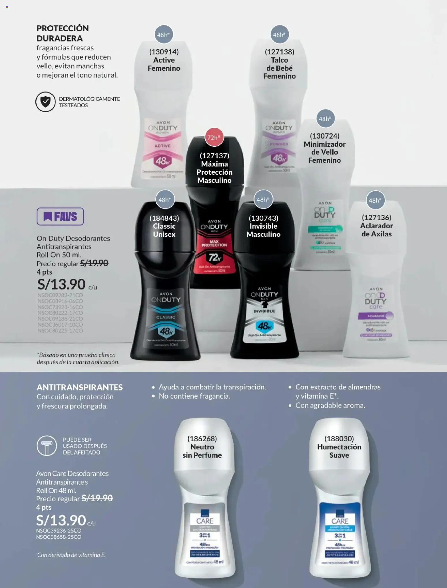 Catálogo Avon válido desde 06.05.2026 | Página: 162 | Productos: Antitranspirante, Almendras, Perfume