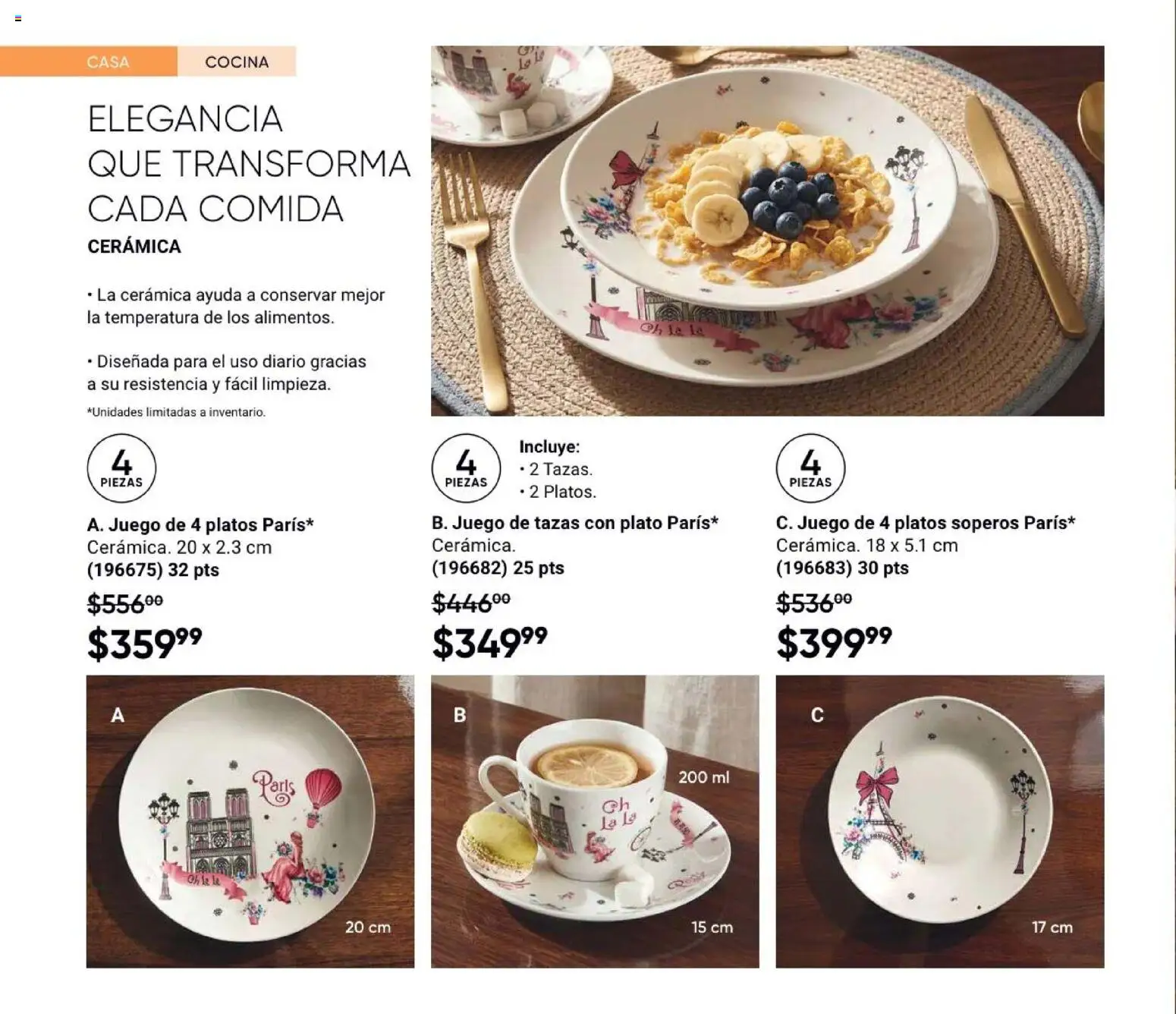 Nuevas ofertas de AVON válidas en toda la República Mexicana desde el 31/07/2026. ¡Encuentra las mejores ofertas en AVON Casa & Estilo 12 2026! | Página: 72 | Productos: Juego, Cocina