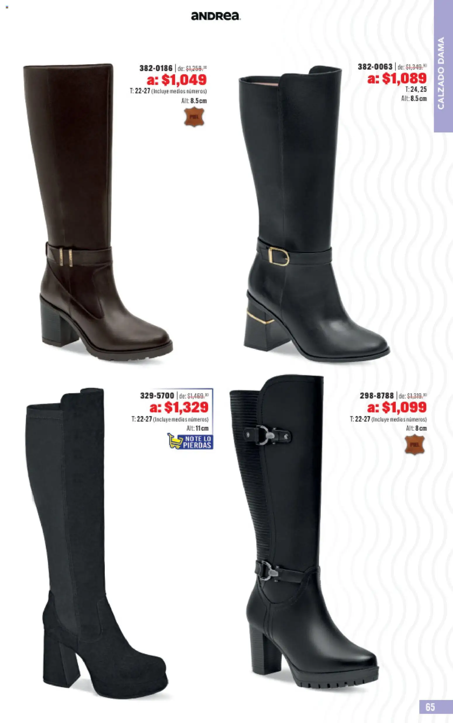 Nuevas ofertas de Andrea válidas en toda la República Mexicana desde el 31.05.2026. ¡Encuentra las mejores ofertas en Andrea catálogo Outlet! | Página: 65
