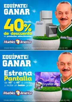Vista previa de Muebles America catálogo, nuevo folleto de la tienda, válido en México a partir del 03.06.2026
