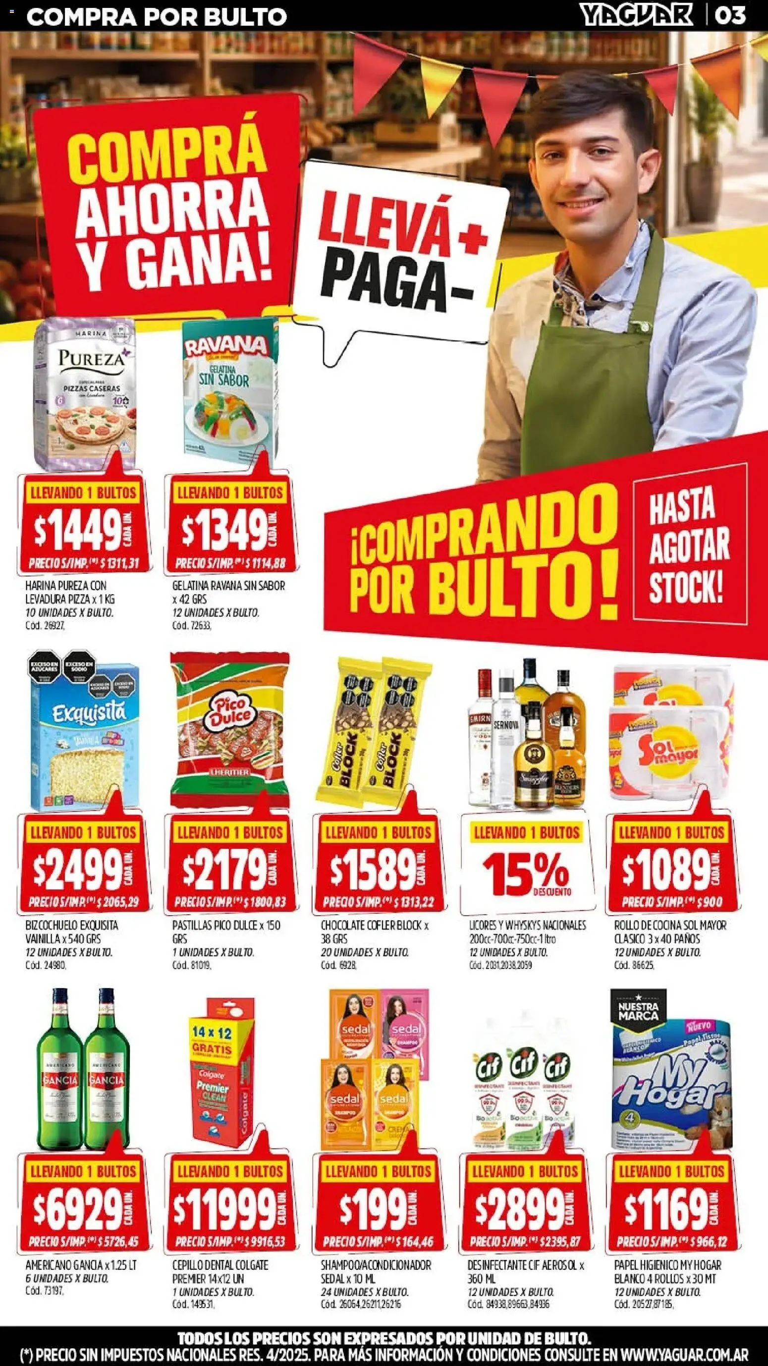 Yaguar - Oferta Semanal San Juan │ válido desde el 28/09/2026 | Página: 3 | Productos: Desinfectante, Pico, Cocina, Chocolate