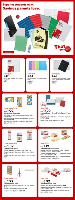 Preview of Staples weekly flyer / circulaire from shop Staples valid from Sep 4, 2026 | Page: 5 | Products: Monitor, Mouse, Camera, Laptop