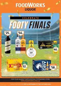 Preview of Foodworks catalogue Liquor VIC - valid from 23/09/2026