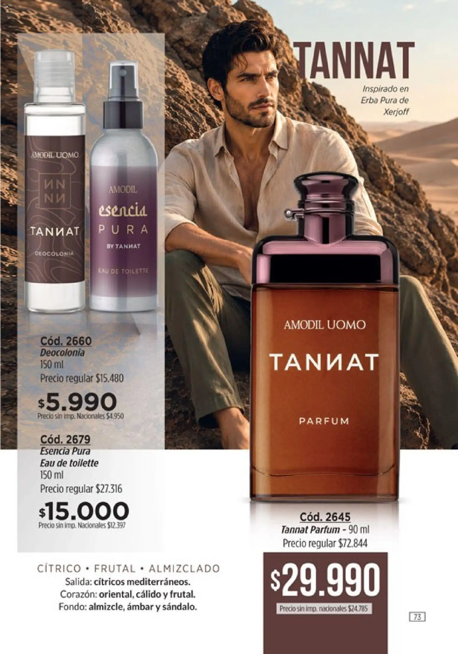 Catálogo Amodil Campaña 14 │ válido desde el 07/08/2026 | Página: 73 | Productos: Cítricos, Eau de toilette