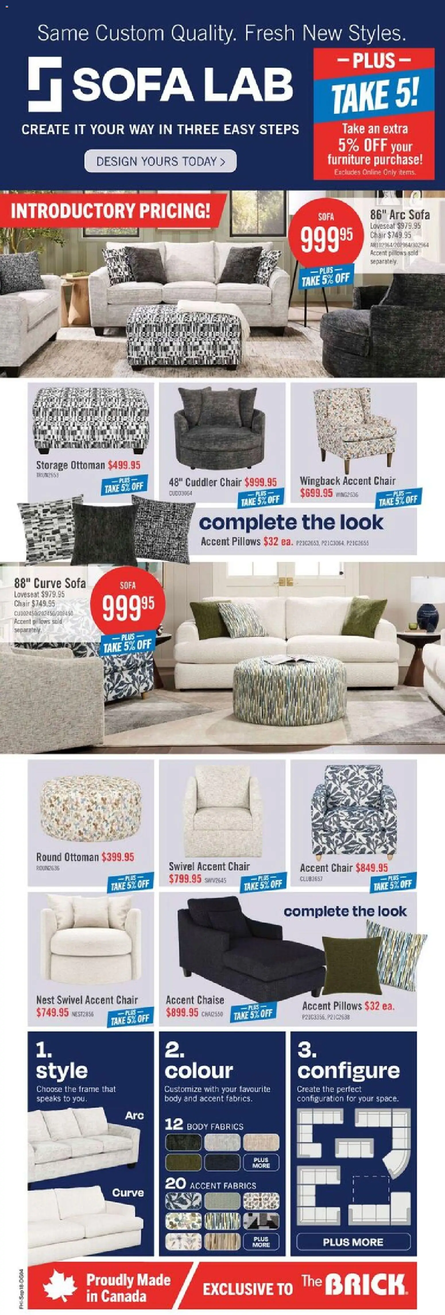 The Brick flyer valid from Sep 18, 2026 | Page: 7