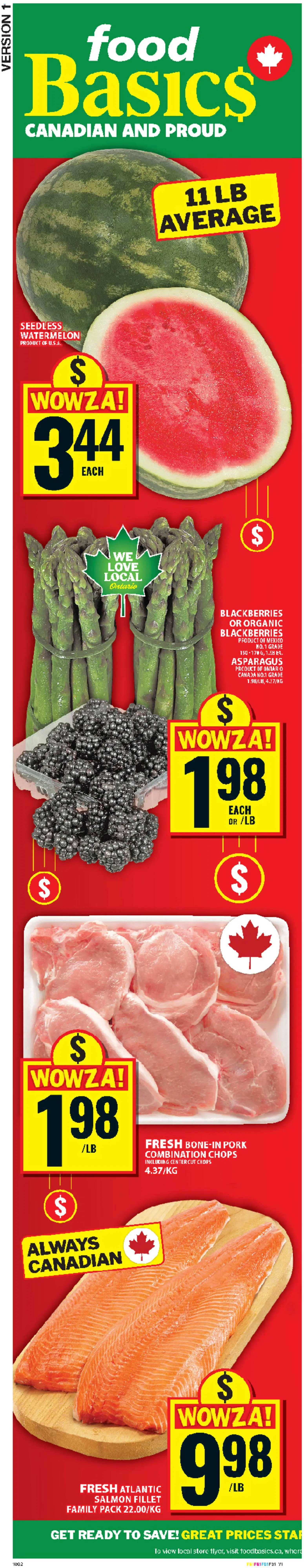 Food Basics flyer valid from 11.06.2026 | Page: 2 | Products: Pork