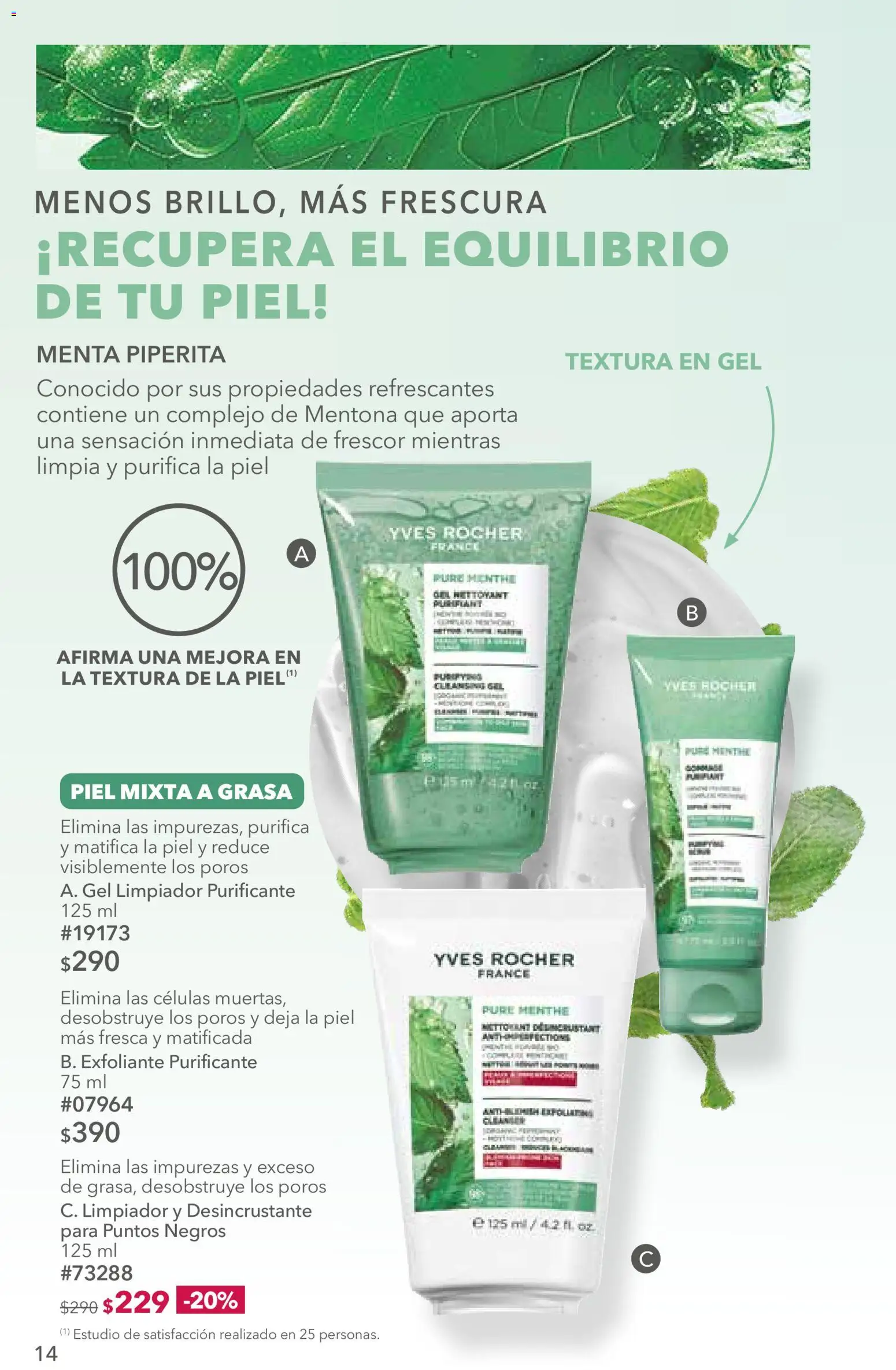 Nuevas ofertas de Yves Rocher válidas en toda la República Mexicana desde el 02/06/2026. ¡Encuentra las mejores ofertas en Yves Rocher campaña 8 2026! | Página: 14 | Productos: Limpiador