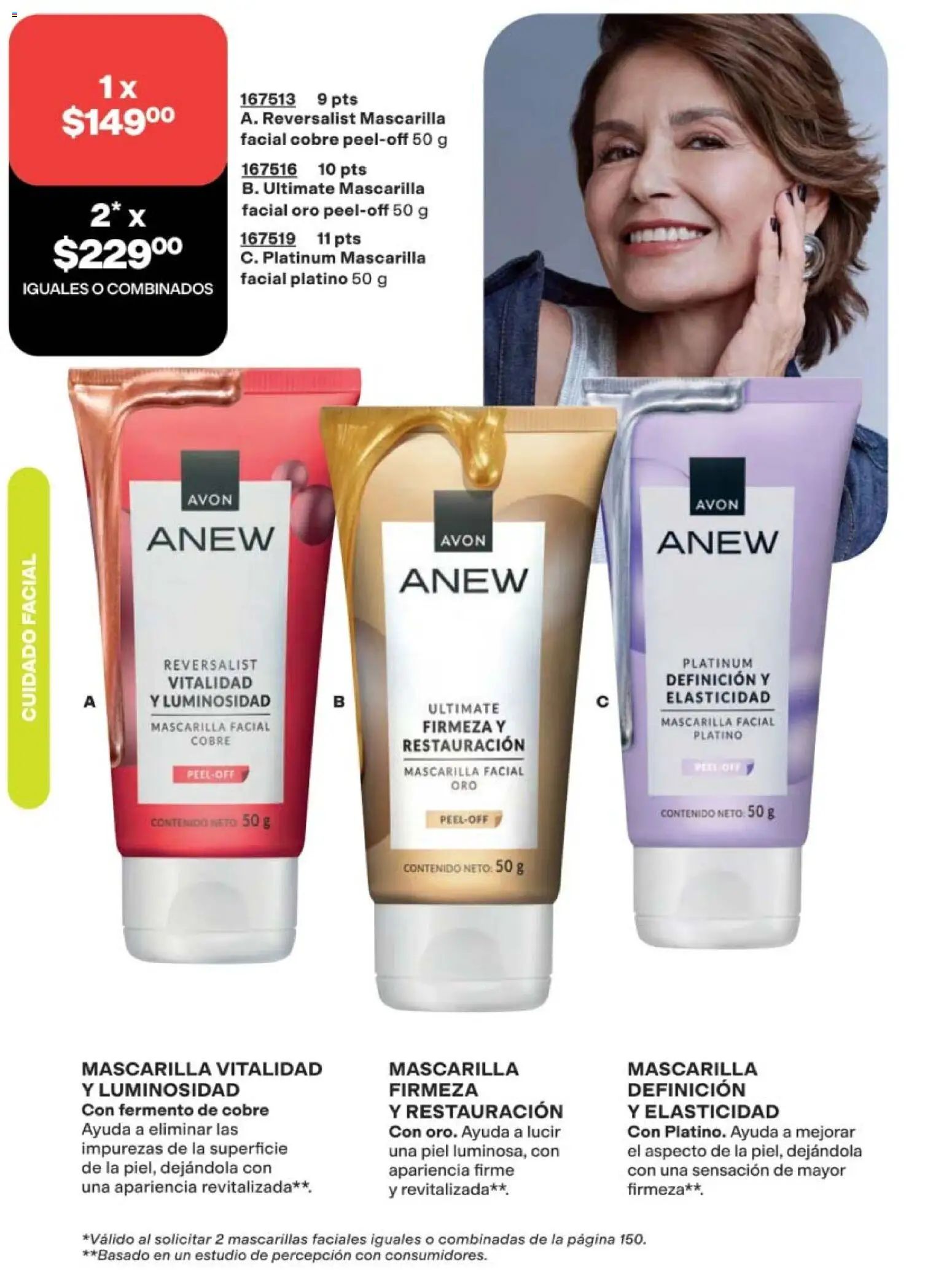 Nuevas ofertas de AVON válidas en toda la República Mexicana desde el 02.04.2026. ¡Encuentra las mejores ofertas en AVON campaña 6 2026! | Página: 146 | Productos: Mascarilla