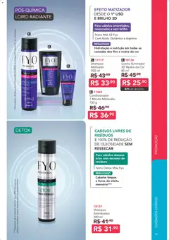 Jequiti - Revista 6/2026 - Pré-Visualização do folheto da loja Jequiti, válido de 23.04.2026 | Página: 77 | Produtos: Shampoo, Condicionador, Creme, Iluminador