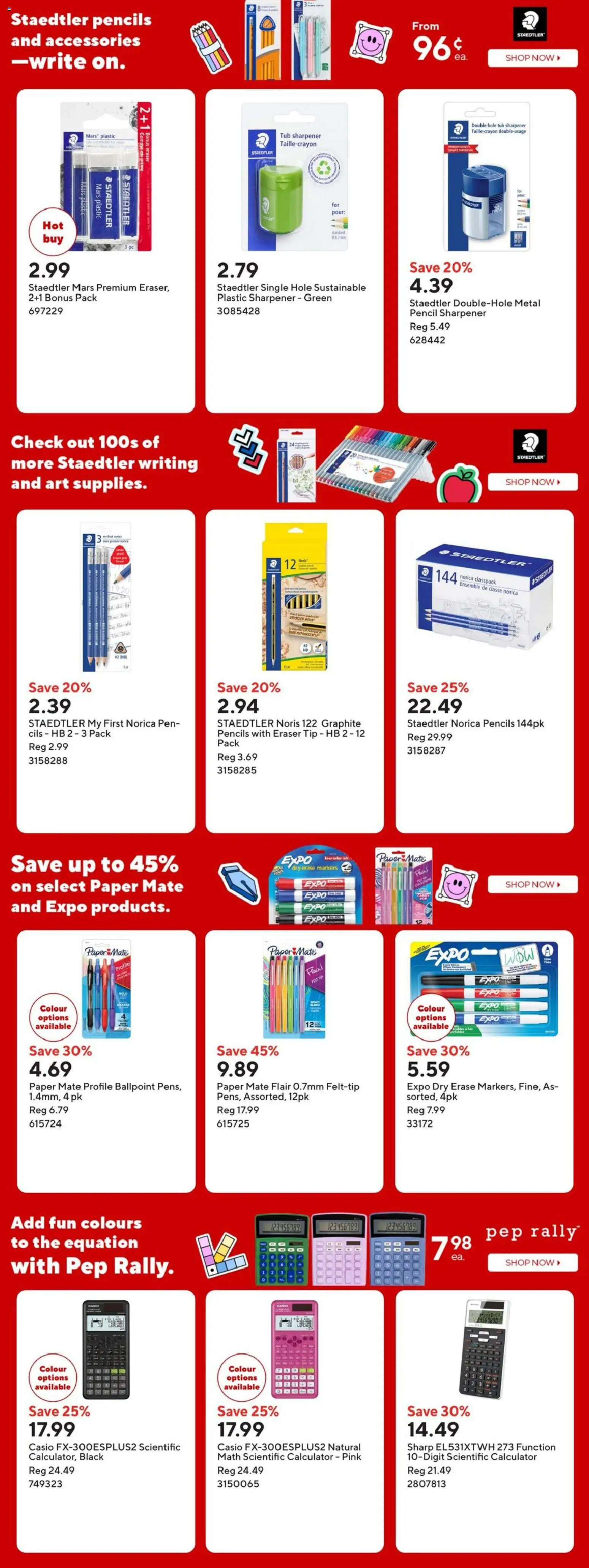 Staples flyer valid from Jul 31, 2026 | Page: 15