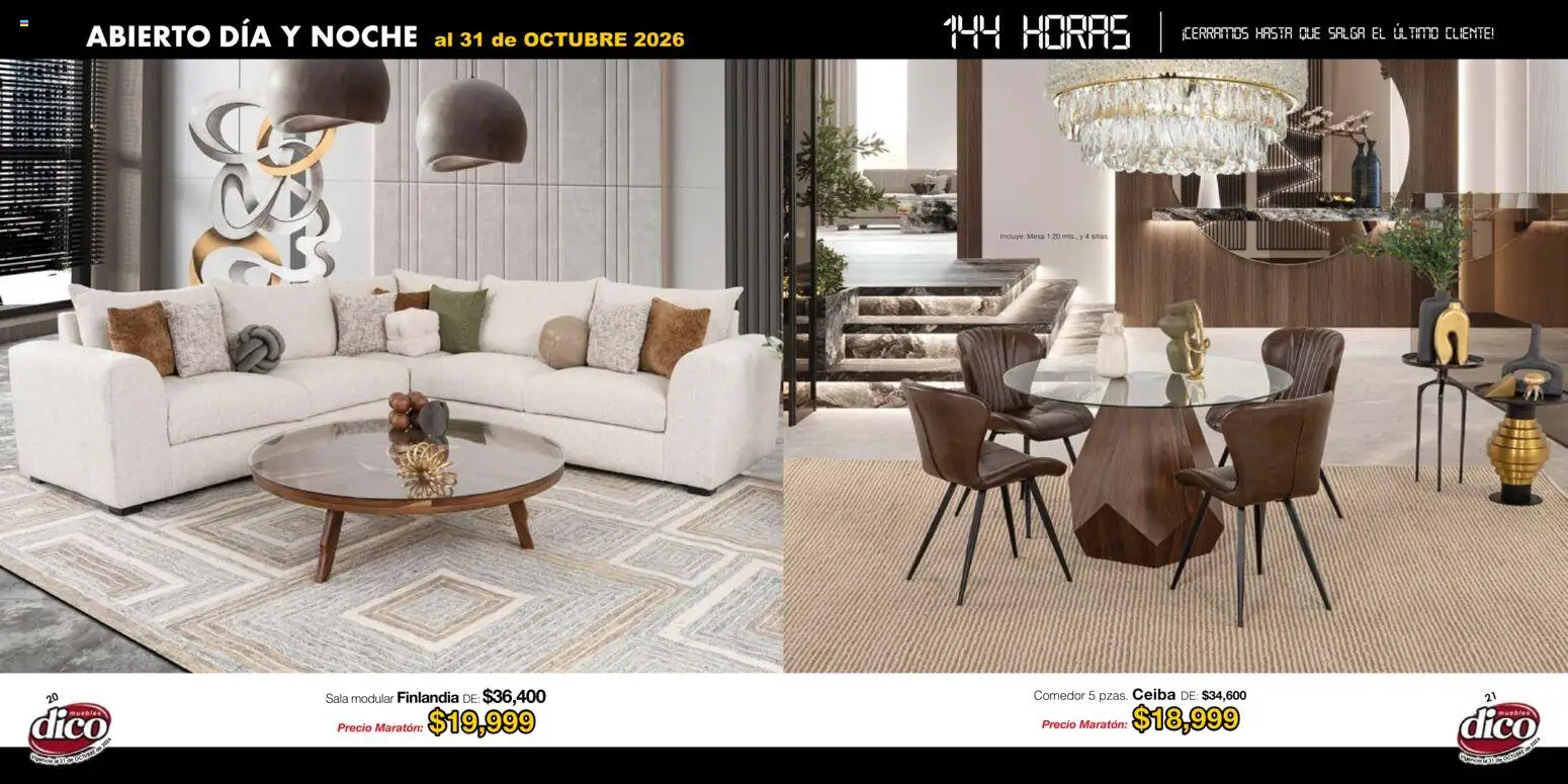 Nuevas ofertas de Muebles Dico válidas en toda la República Mexicana desde el 22/01/2026. ¡Encuentra las mejores ofertas en Muebles Dico catálogo! | Página: 11
