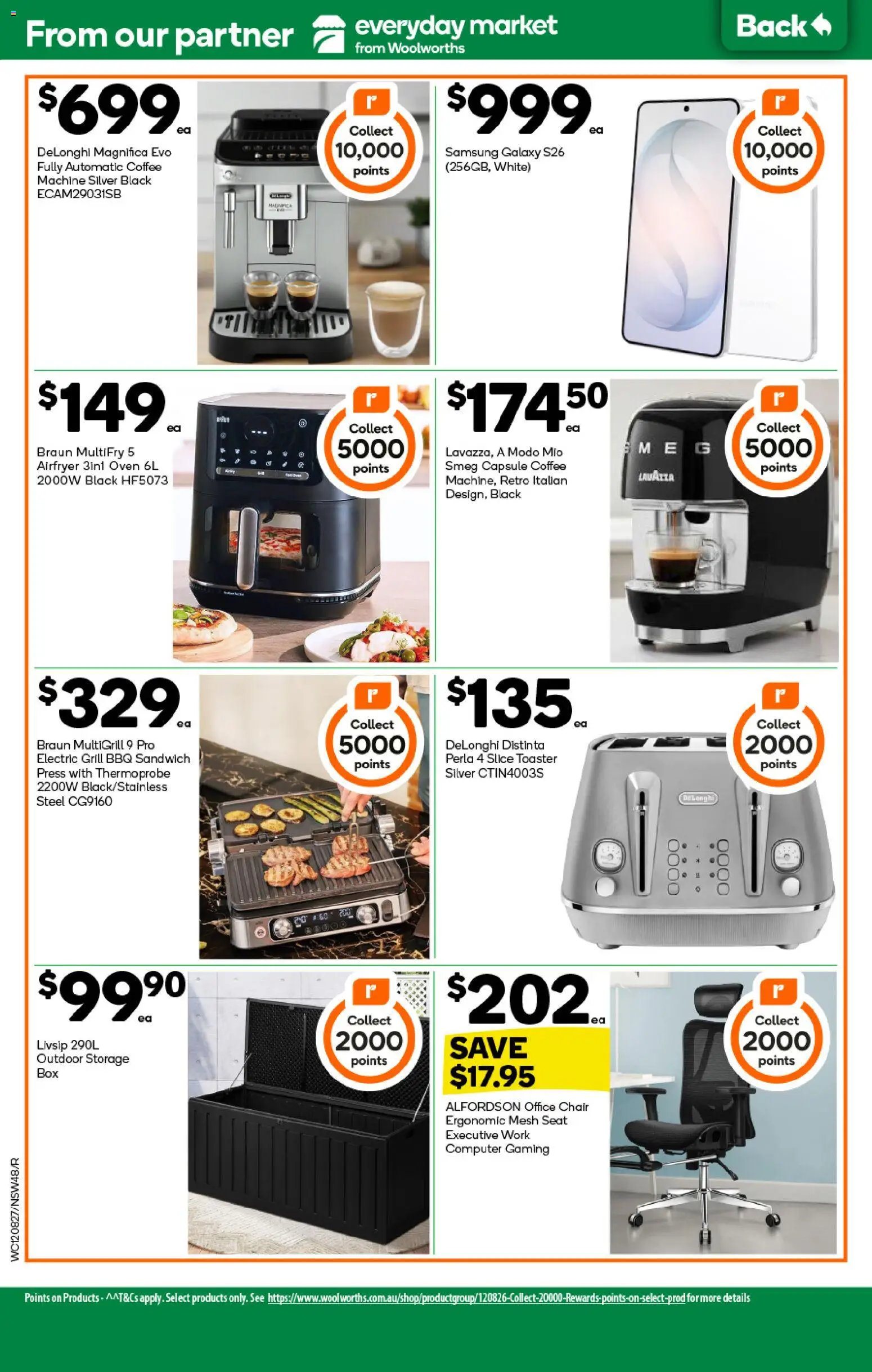 Woolworths catalogue - valid from 12/08/2026 | Page: 48 | Products: Chair, Ergonomic, Oven, Grill