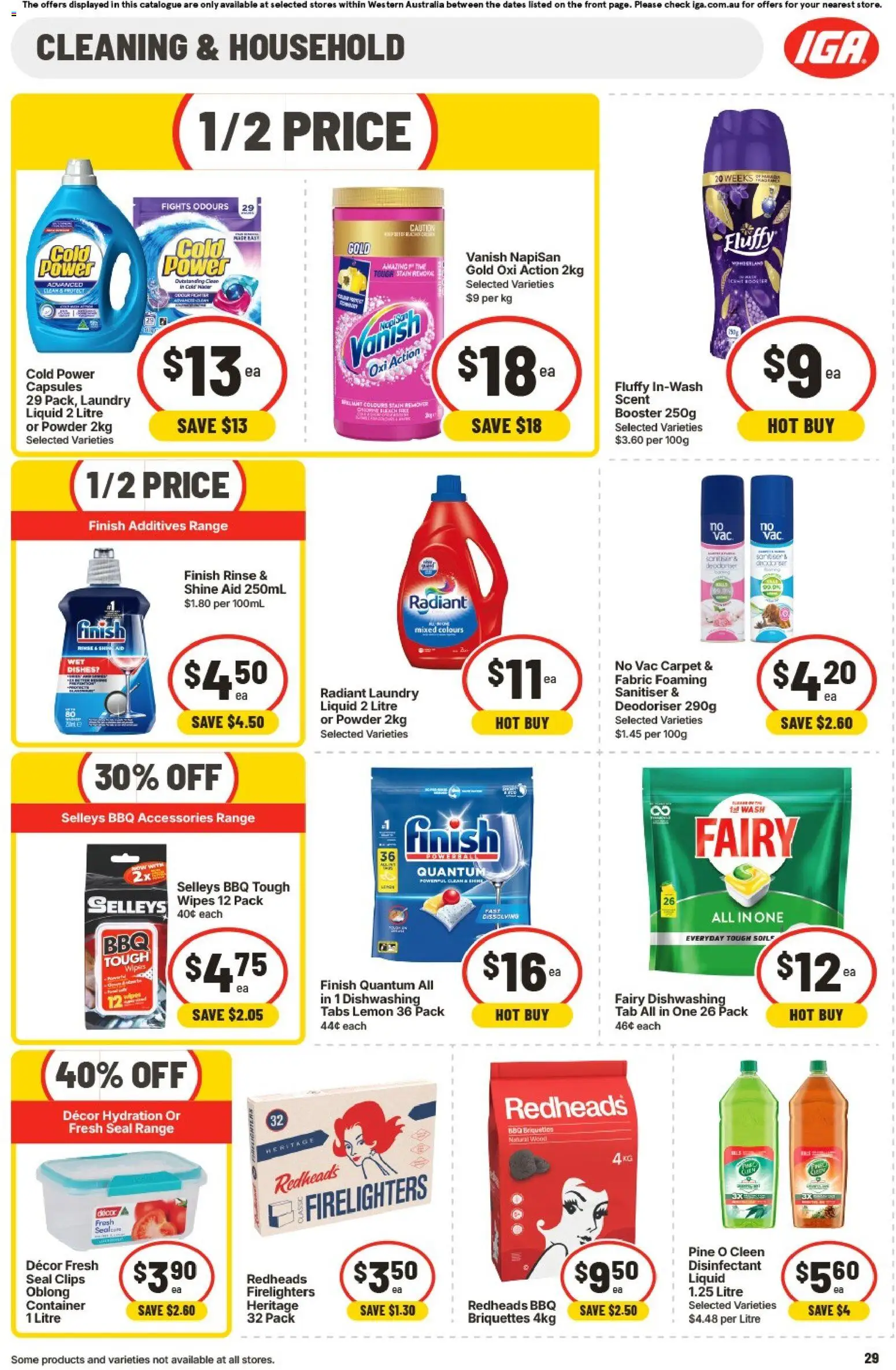 IGA catalogue - valid from 02/09/2026 | Page: 30 | Products: Household, Powder, Stain remover, Accessories