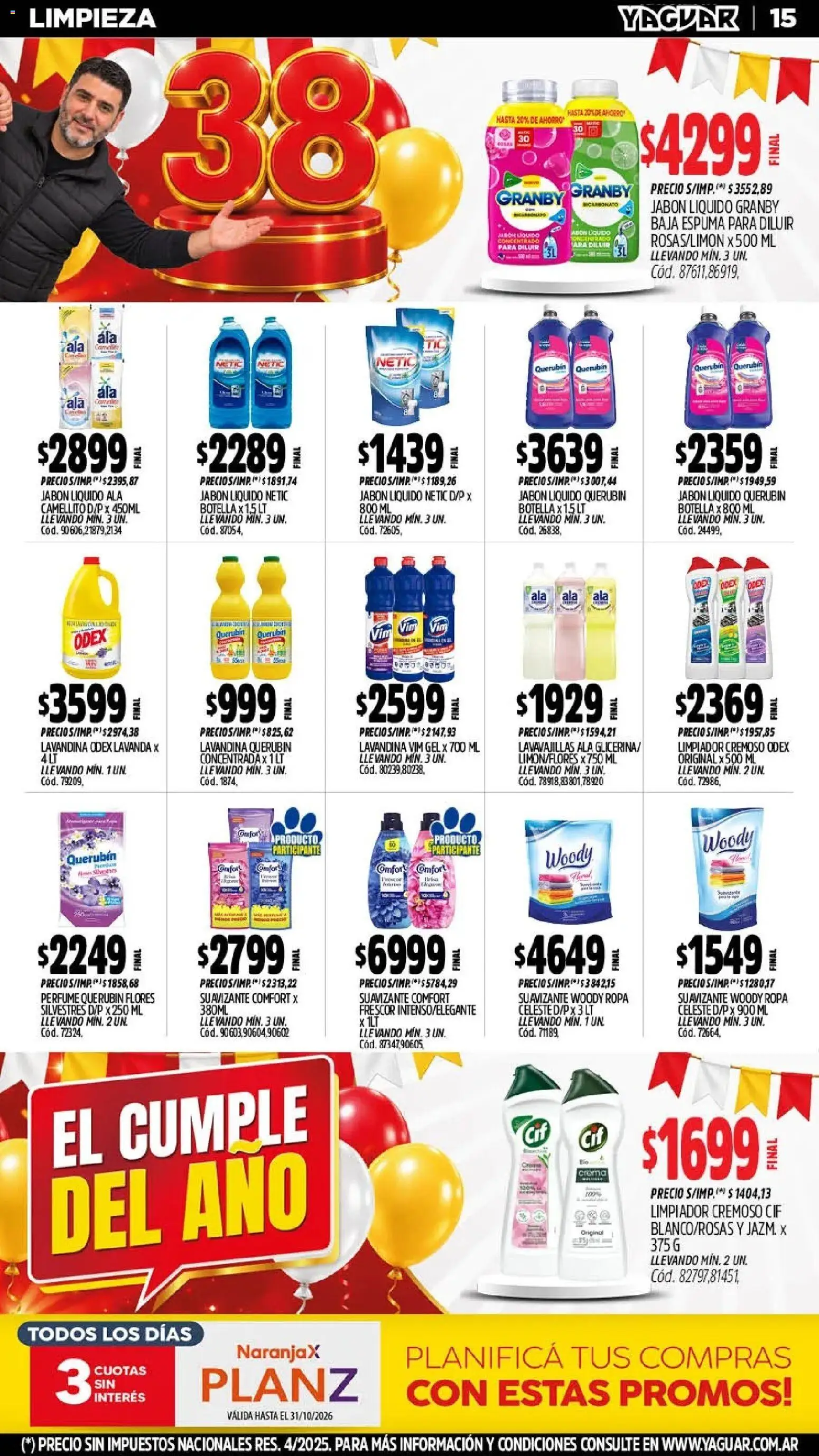 Yaguar - Oferta Semanal Córdoba │ válido desde el 19/10/2026 | Página: 17