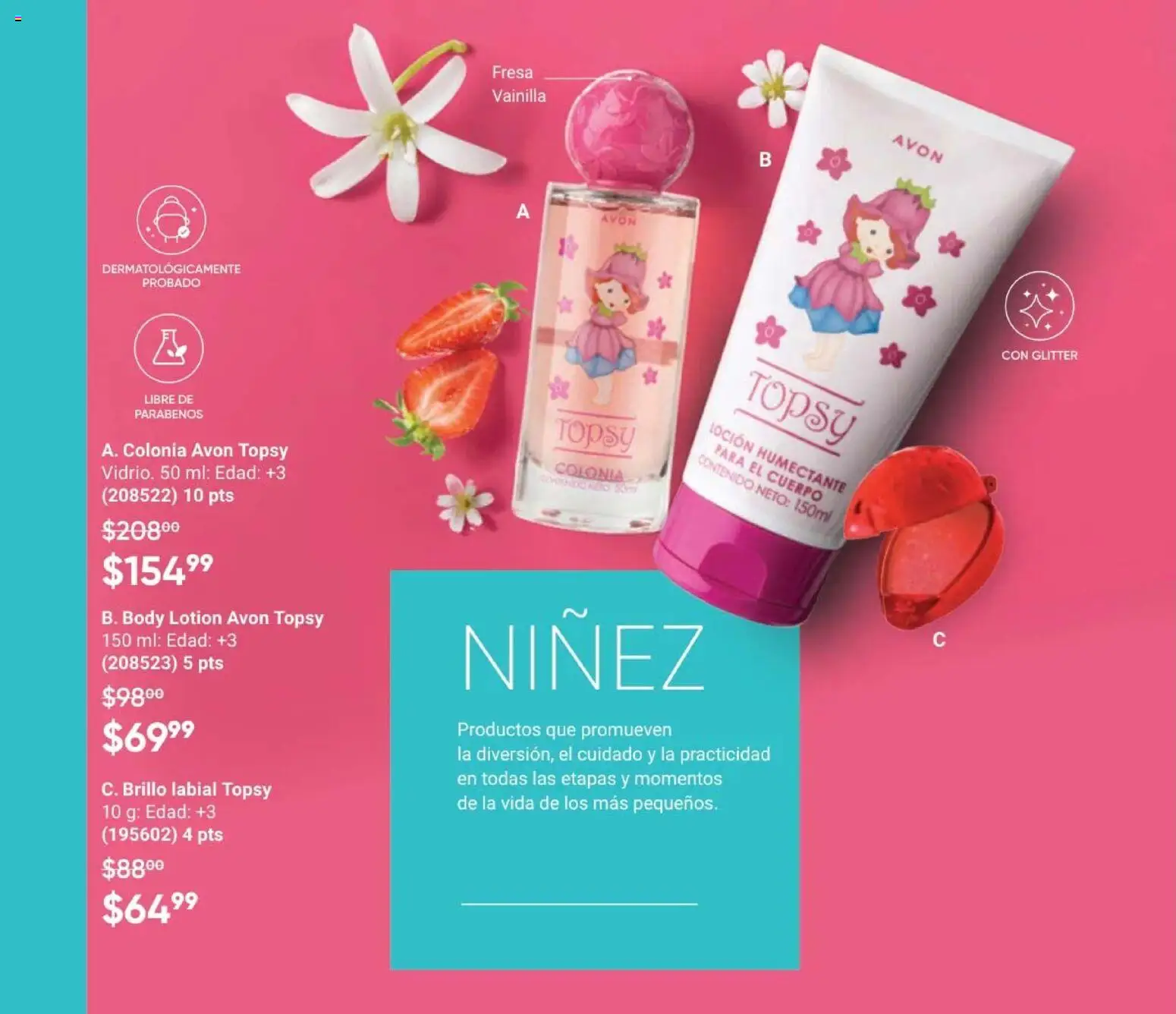 Nuevas ofertas de AVON válidas en toda la República Mexicana desde el 11/09/2026. ¡Encuentra las mejores ofertas en AVON Casa & Estilo 14 2026! | Página: 144 | Productos: Fresa, Brillo, Loción, Vainilla