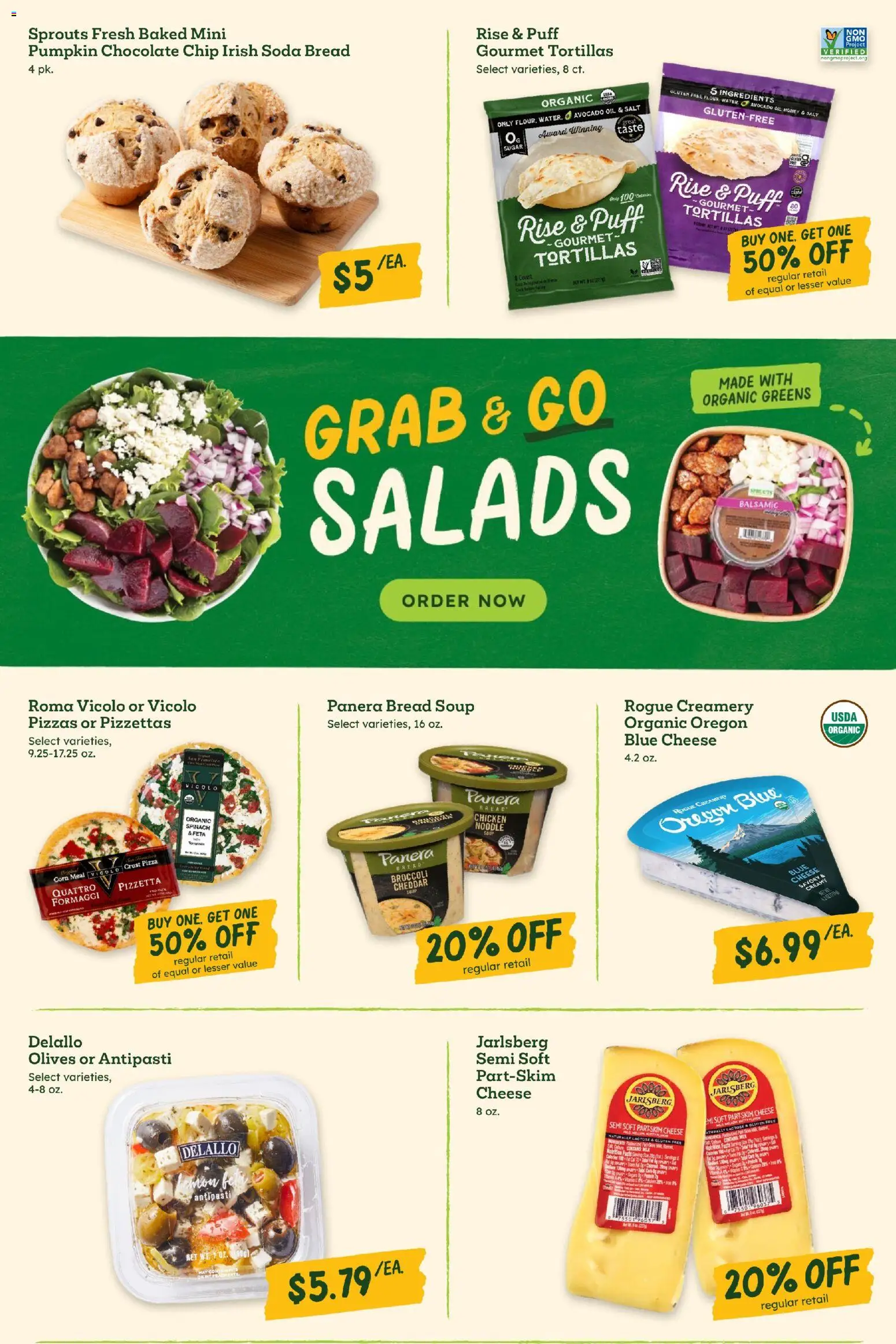 Sprouts Weekly Ad - valid from 09/30/2026 | Page: 8 | Products: Cheese, Bread, Tortillas, Pumpkin