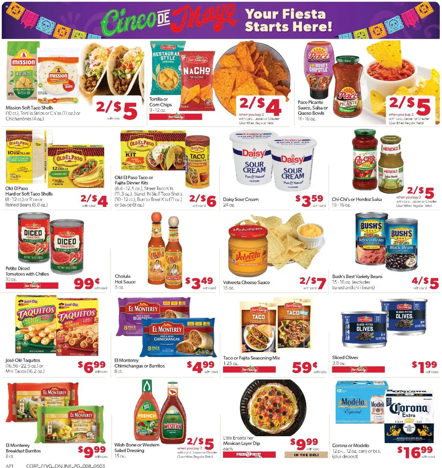 Family Fare Weekly Ad - valid from 03.05.2026 | Page: 4 | Products: Cheese, Tomatoes, Beef, Salad